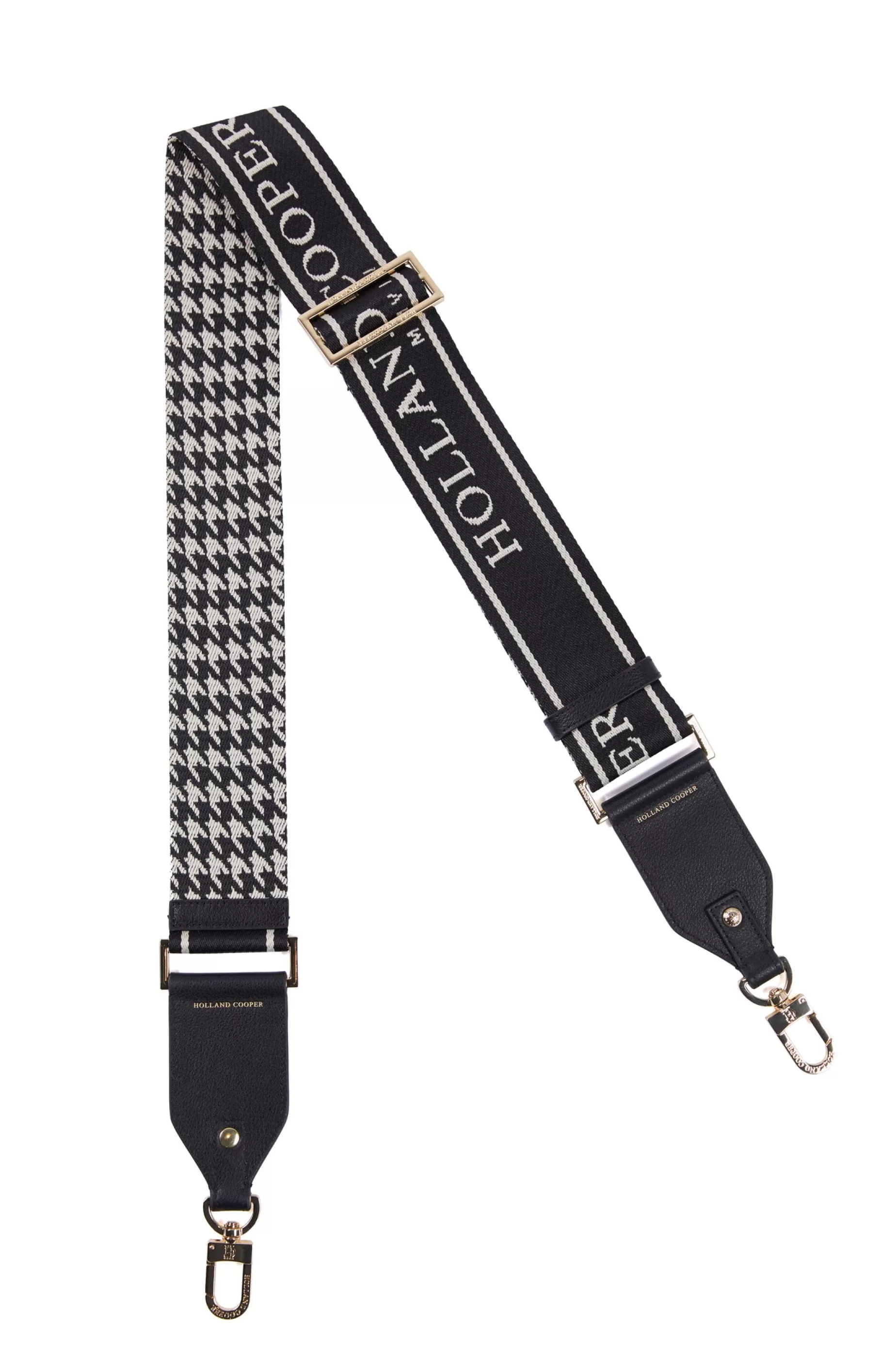 Holland Cooper The Perfect Gesture | Gifts For Her>Abbot Bag Strap Ecru Houndstooth