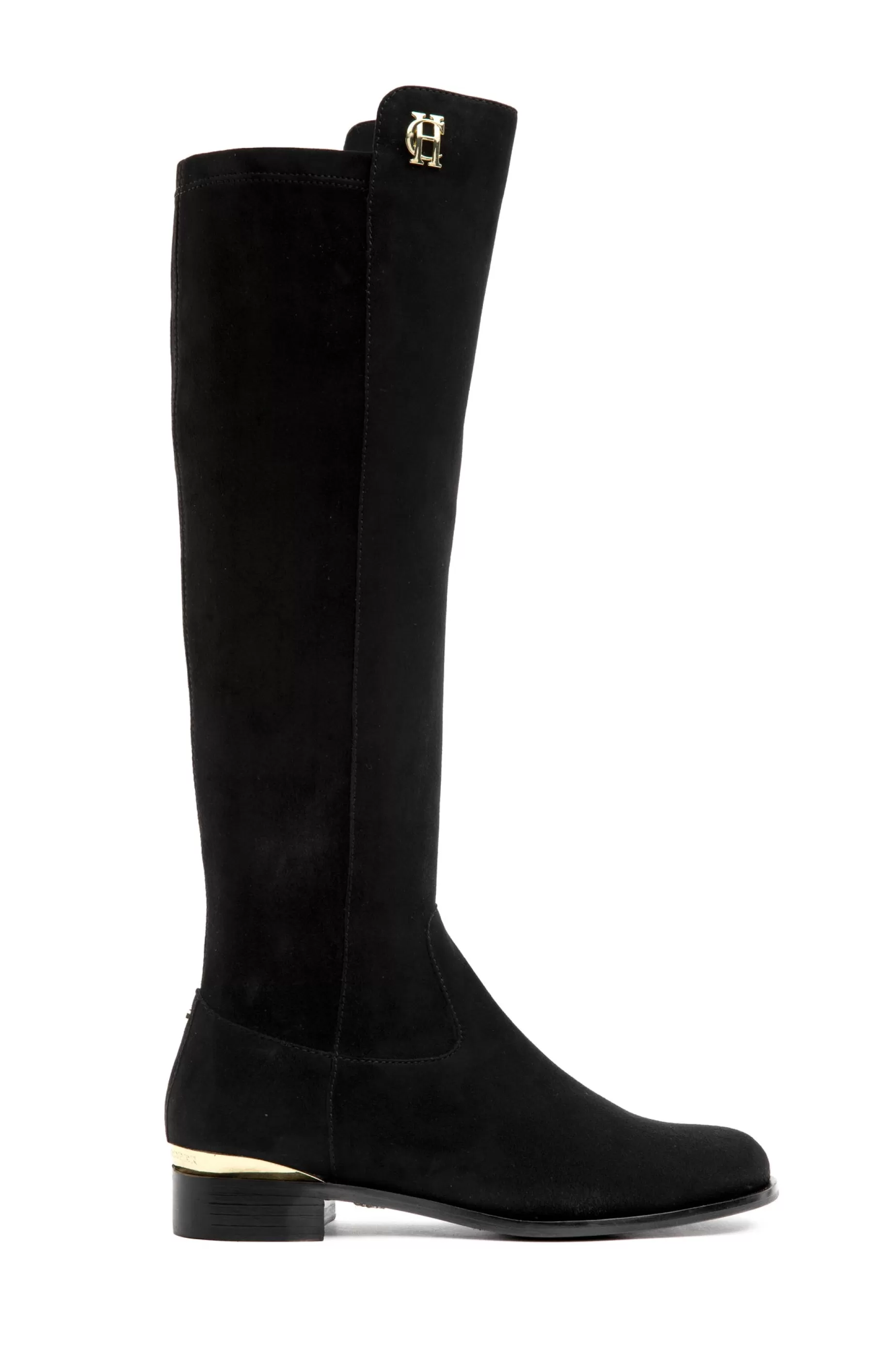 Holland Cooper Gifts For Her | Footwear>Albany Knee Boot Black