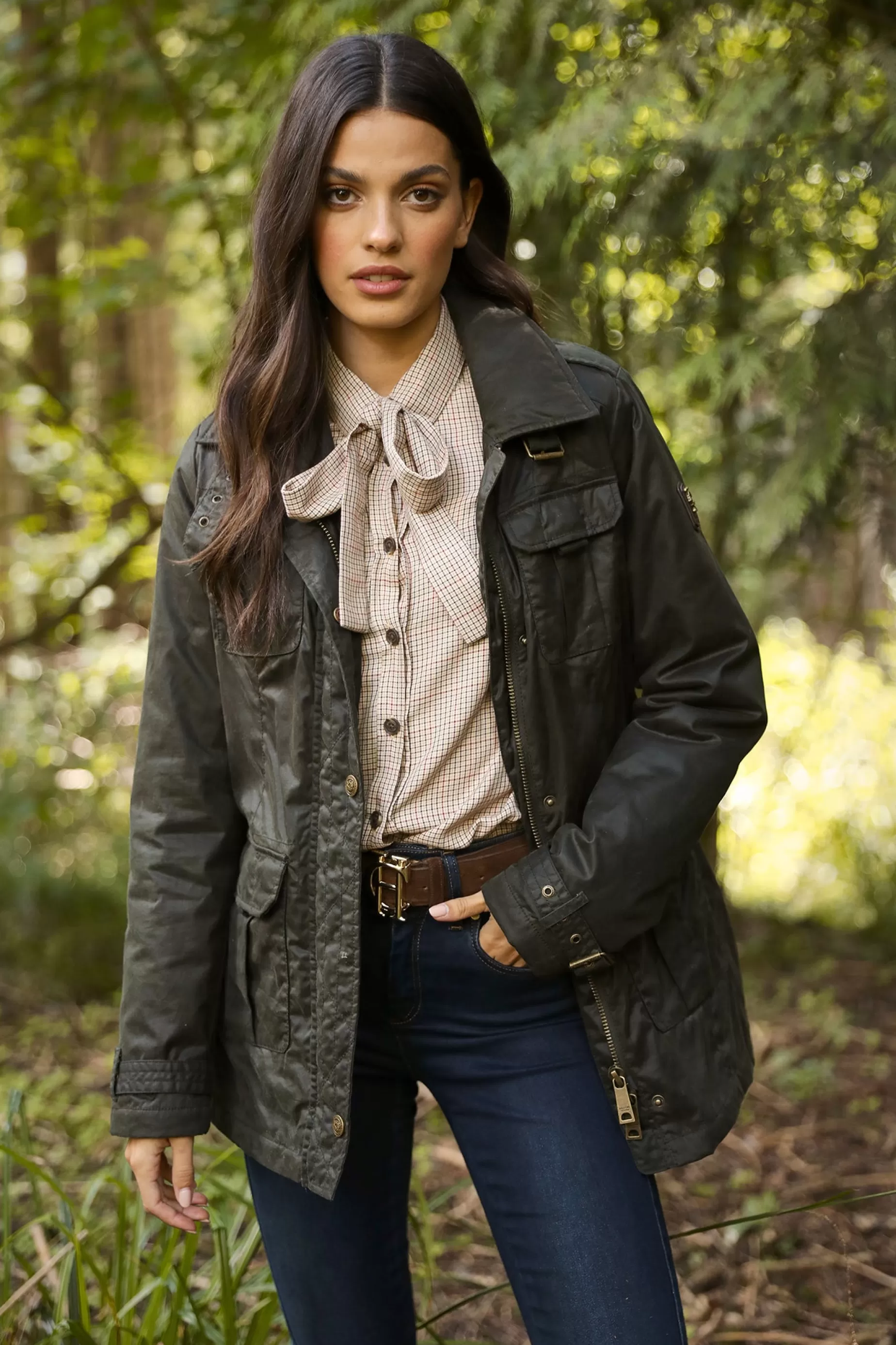 Holland Cooper Jackets | Country Collection>Alma Wax Artillery Jacket