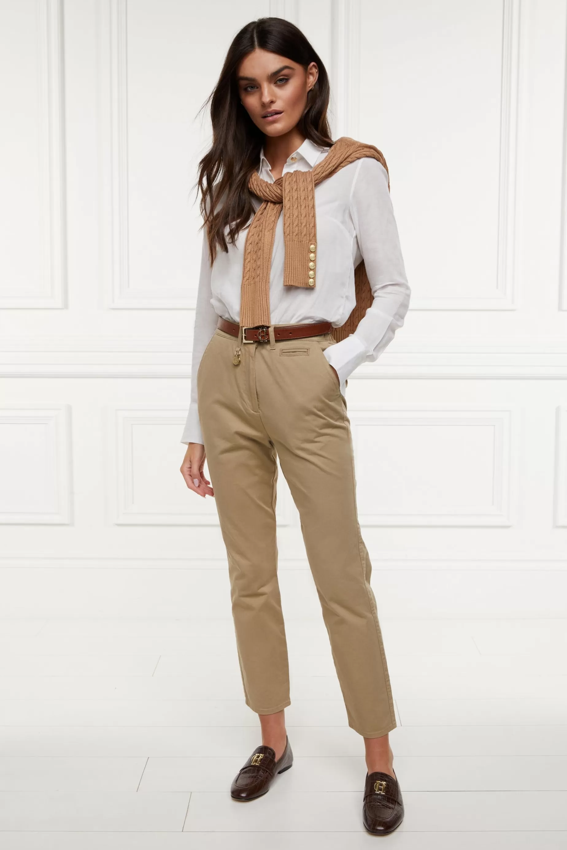 Holland Cooper Trousers>Arnesby Chino Stone