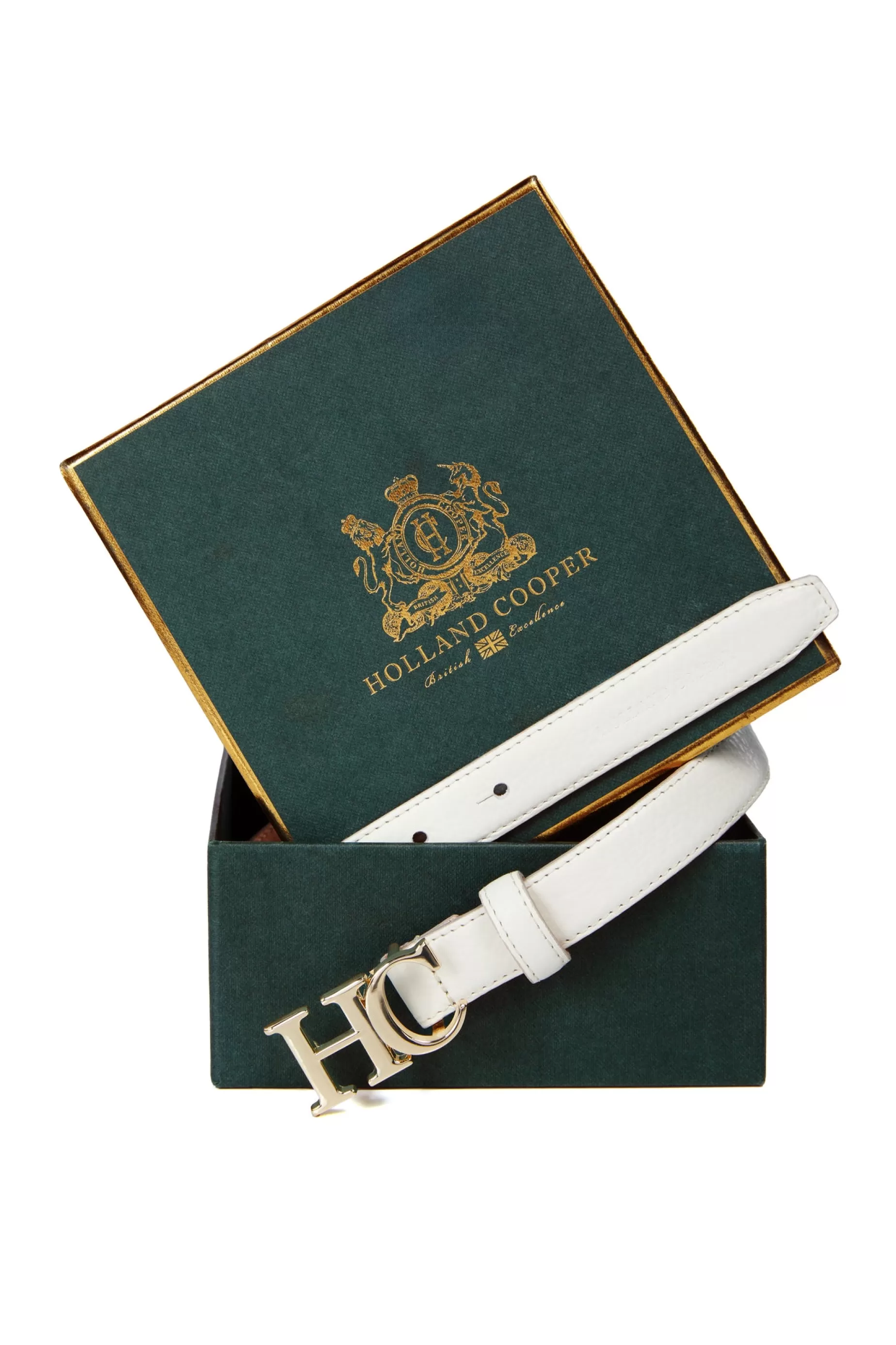 Holland Cooper Gifts For Her | Belts>Atelier Ultra Slim Belt Off White