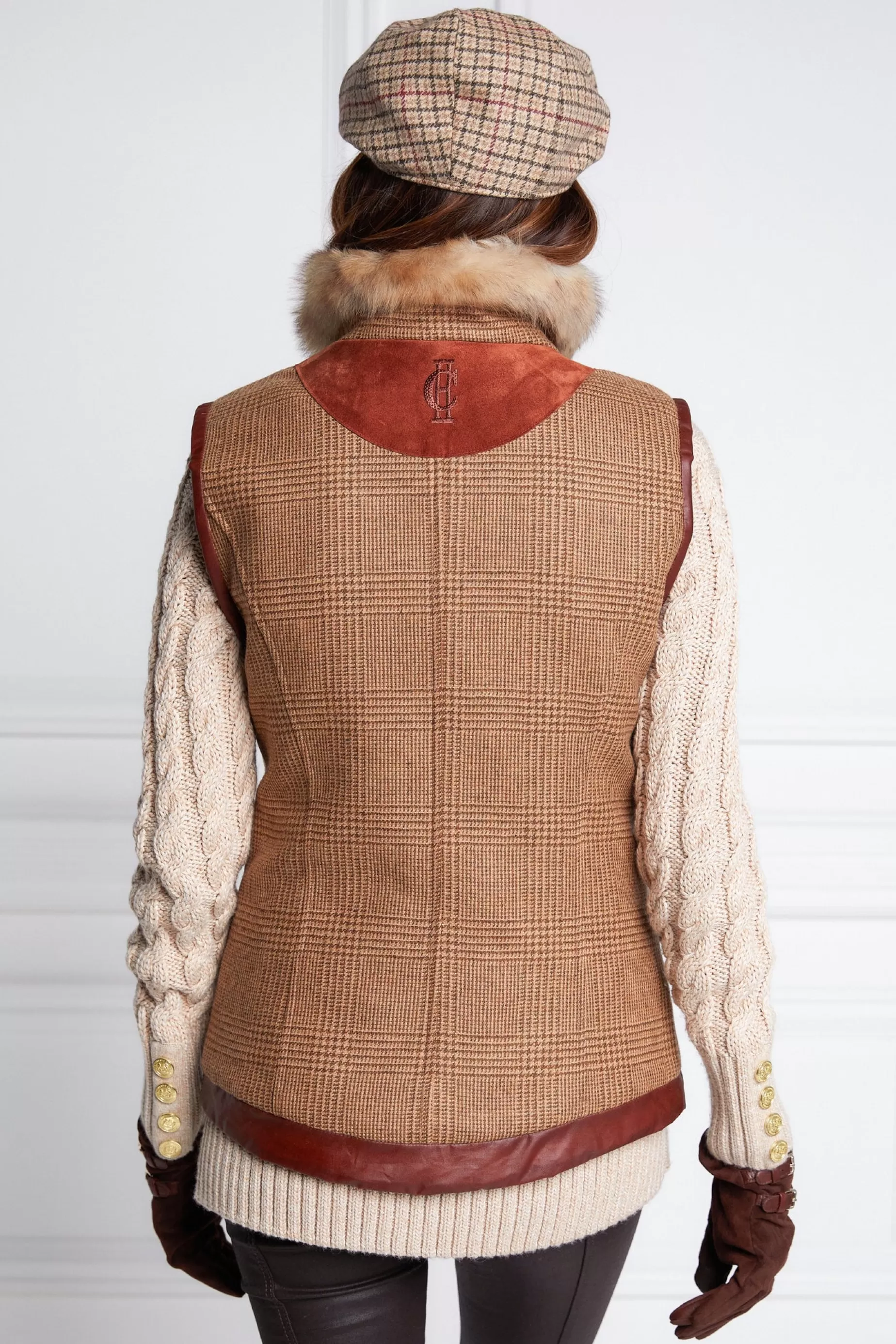 Holland Cooper Gilets | Country Collection>Aviator Gilet Tawny