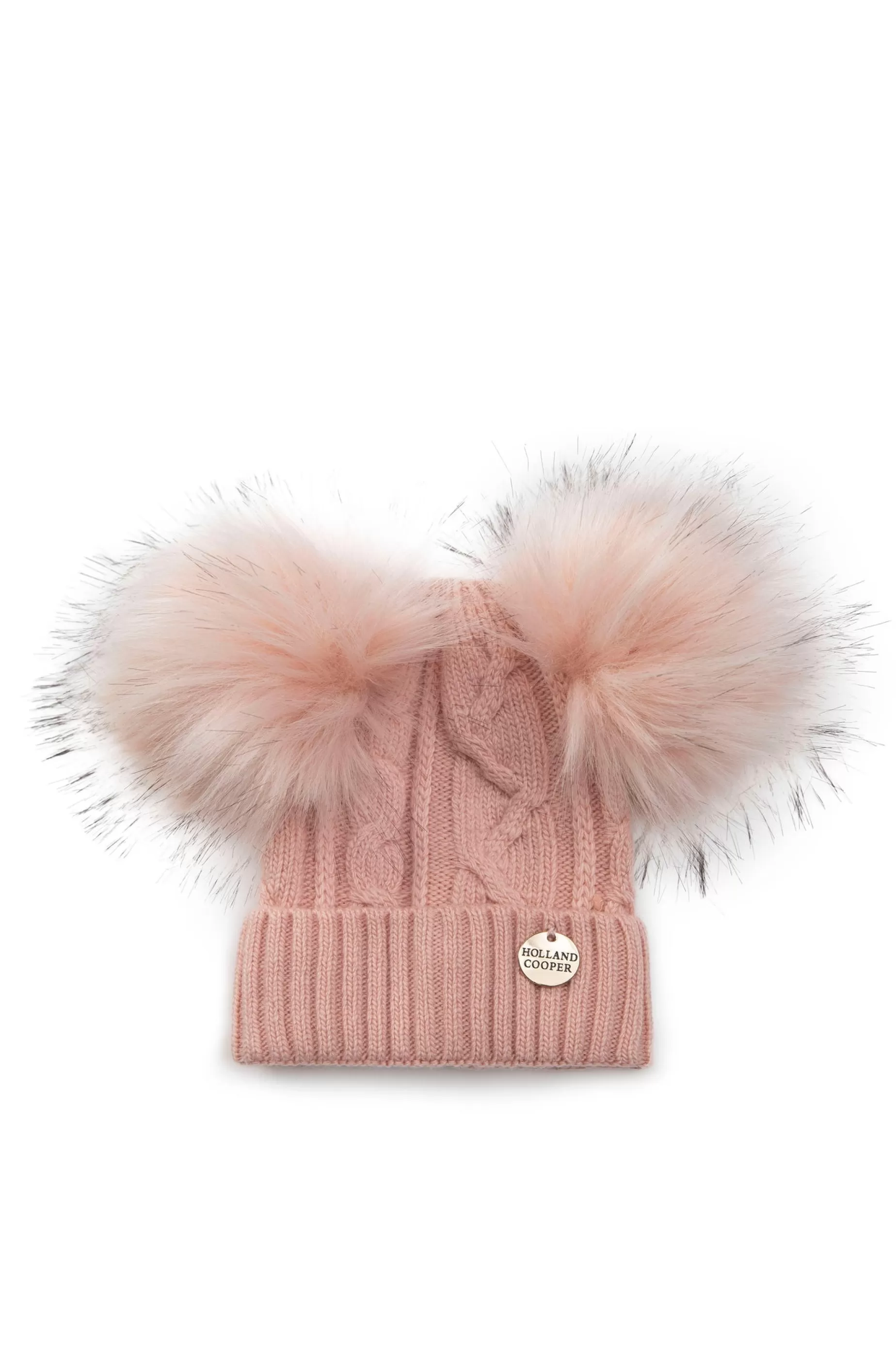 Holland Cooper Little Gifting | Bobble Hats>Baby Bobble Hat Soft Pink