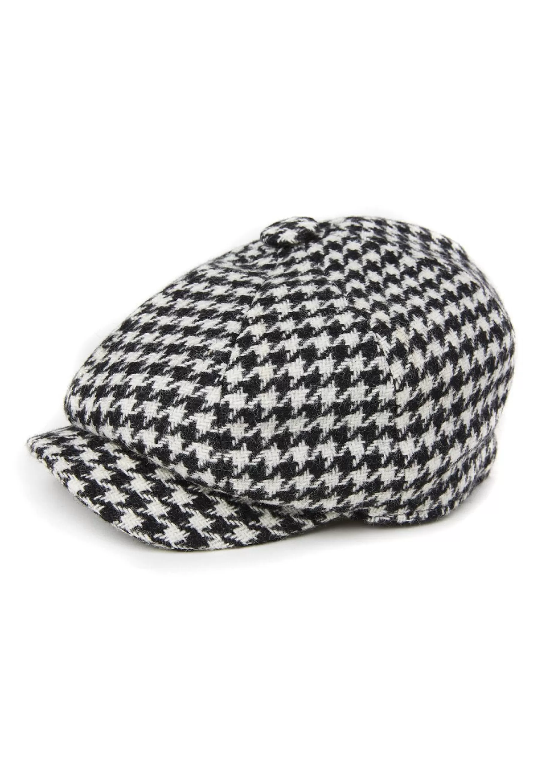 Holland Cooper Gifts For Him | Accessories>Baker Boy Cap Houndstooth