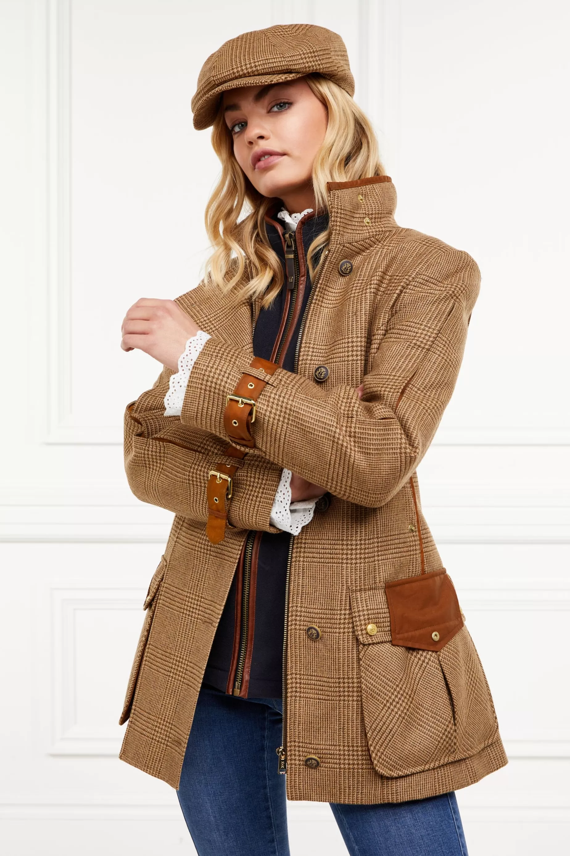 Holland Cooper Coats>Balmoral Field Coat Tawny