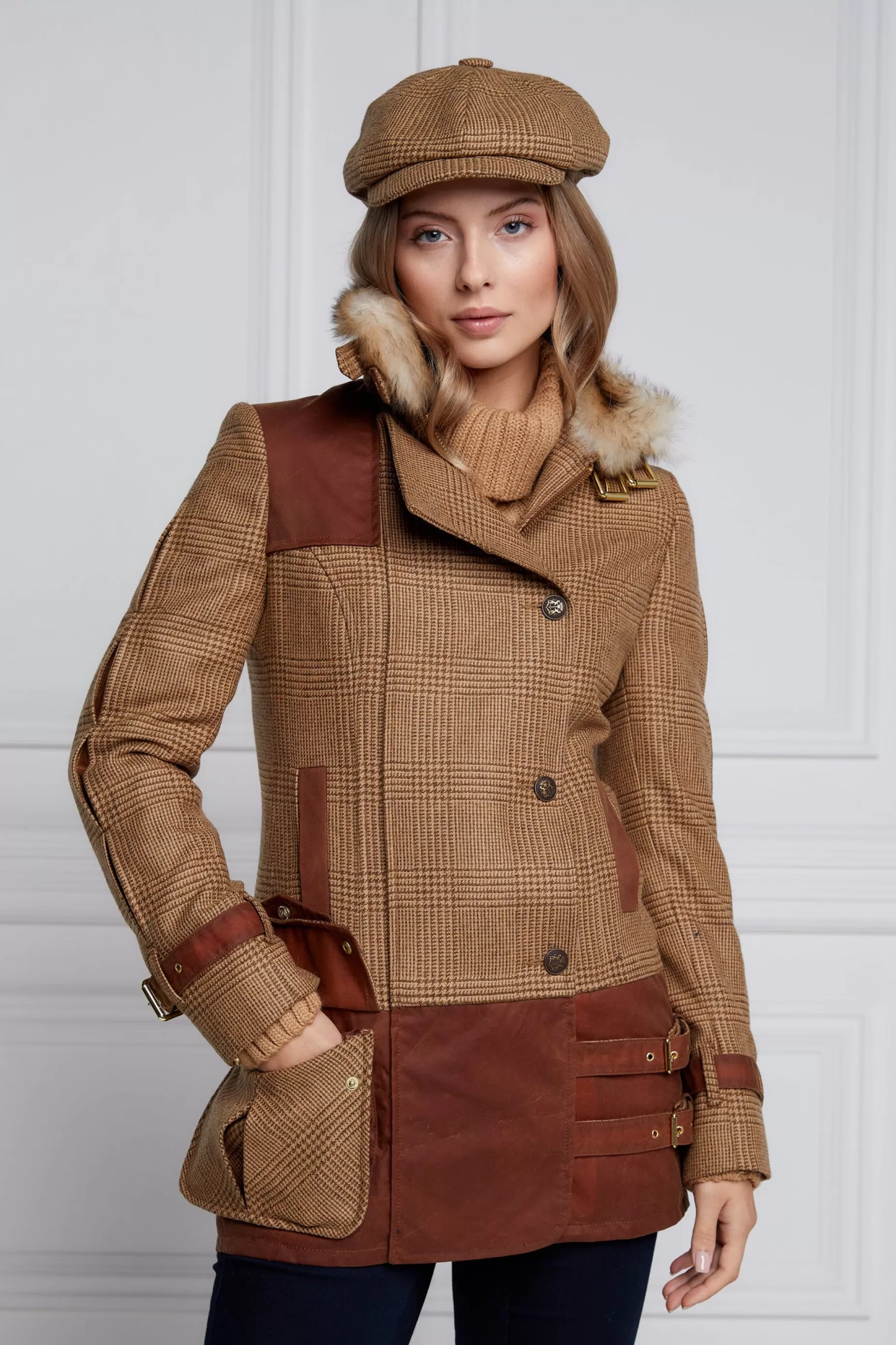 Holland Cooper Jackets>Balmoral Field Jacket Tawny