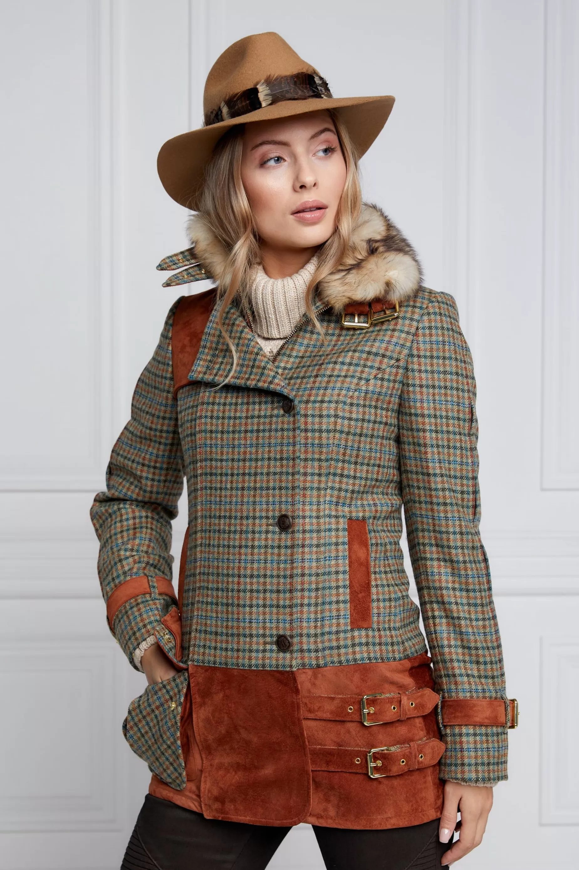 Holland Cooper Jackets | Country Collection>Balmoral Field Jacket Bredon Tweed