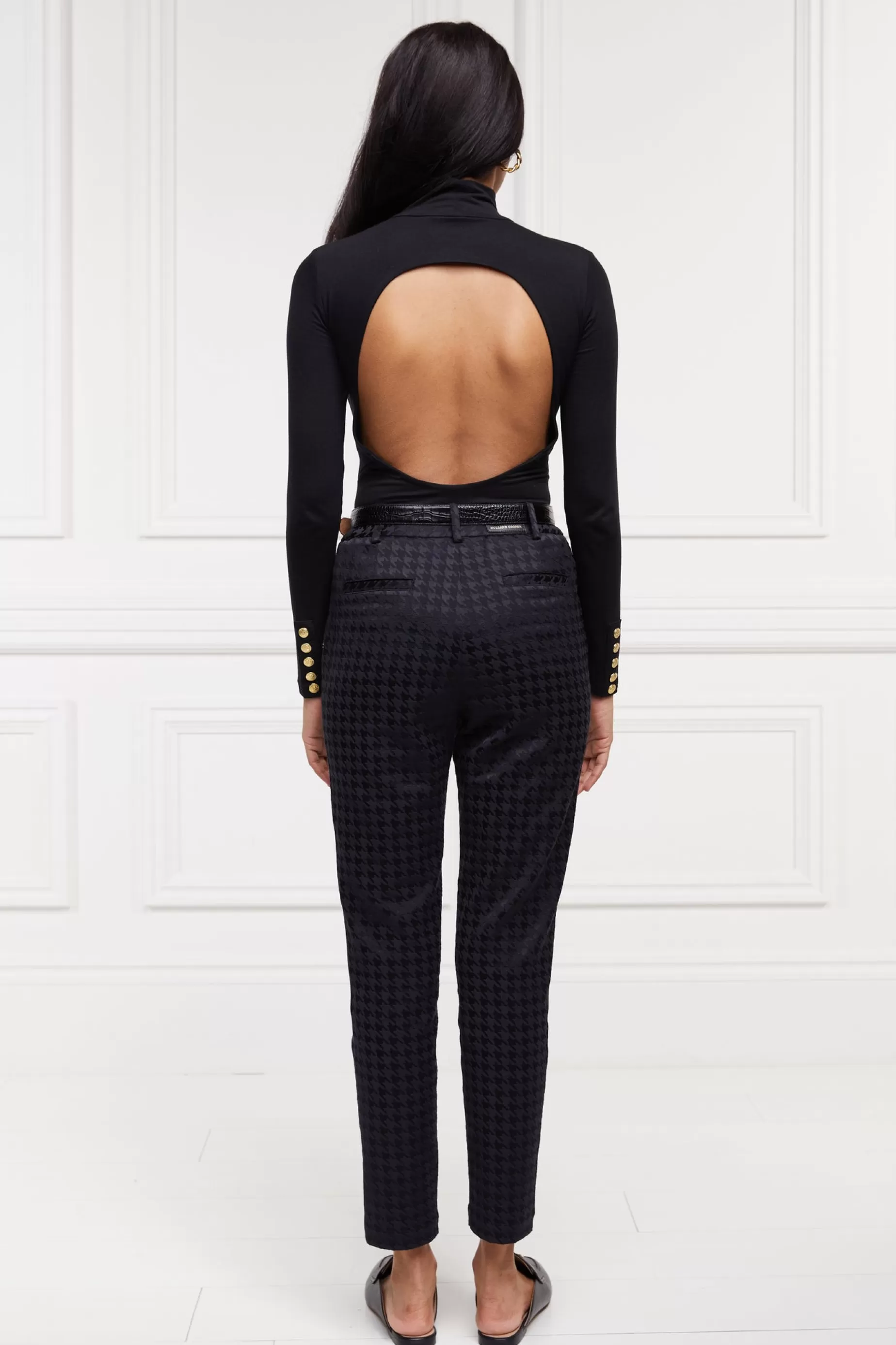 Holland Cooper Trousers | Workwear Wardrobe>Bexley Tailored Trouser Houndstooth Jacquard