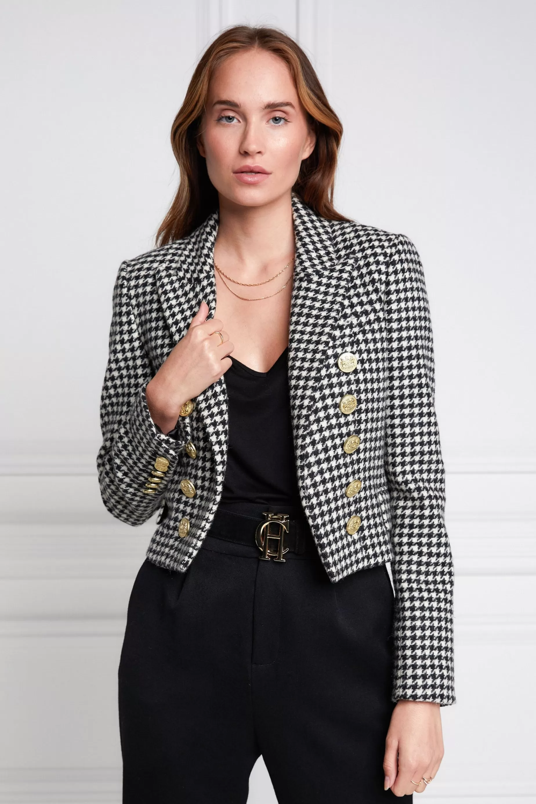 Holland Cooper Blazers | Jackets>Brompton Jacket Houndstooth