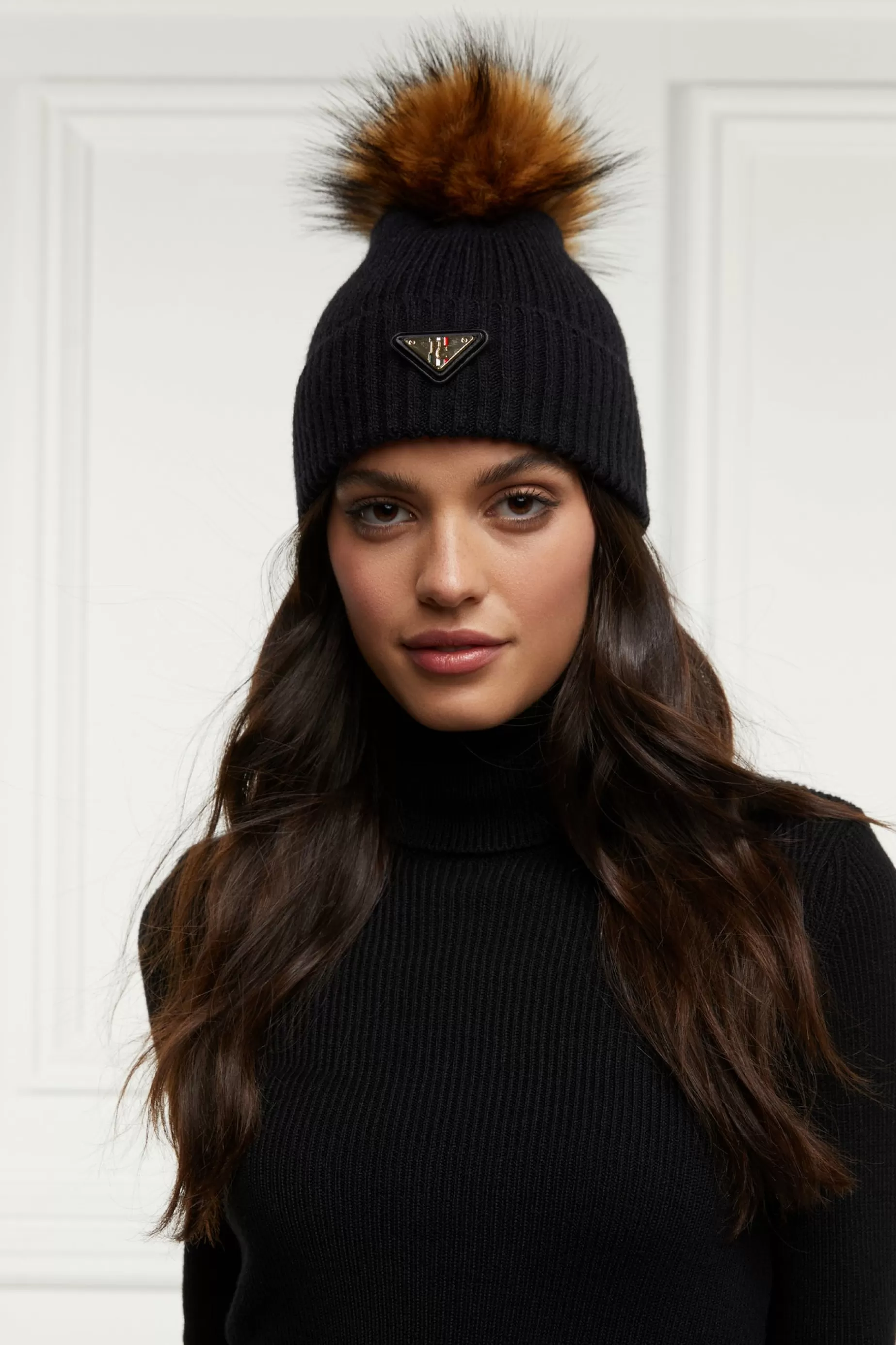 Holland Cooper Headwear | Accessories>Burghley Bobble Hat Black