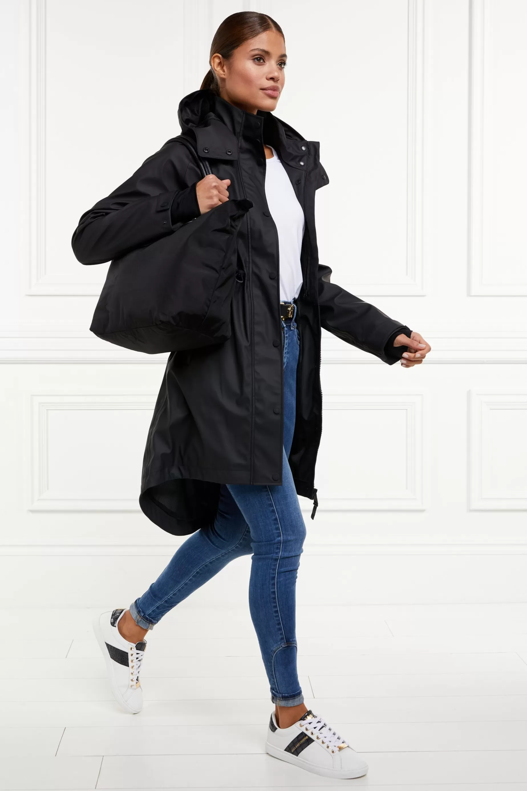 Holland Cooper Jackets | At The Stables>Chartwell Rain Parka Black