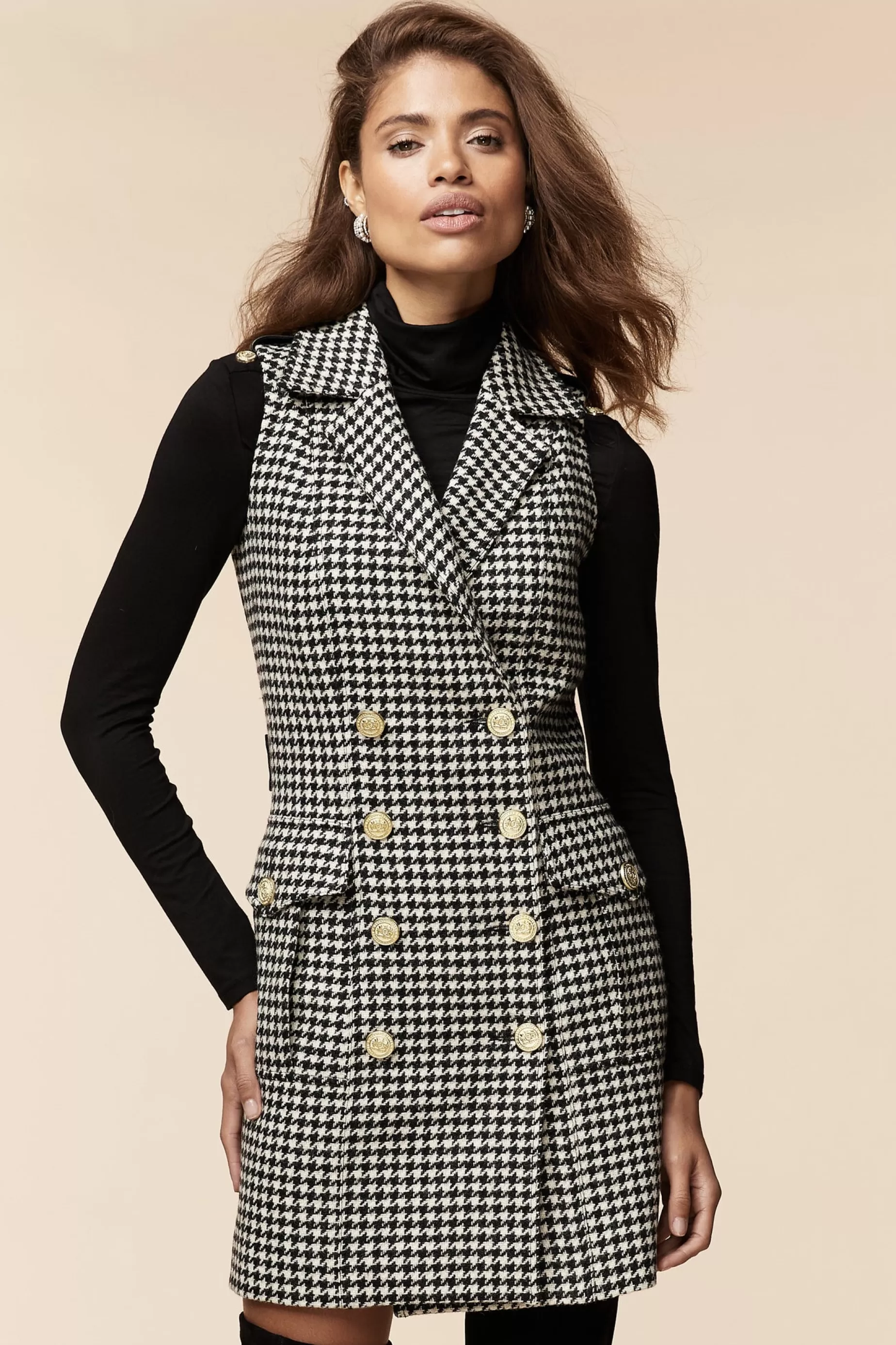 Holland Cooper In Stock Tailoring>Chelsea Dress Houndstooth