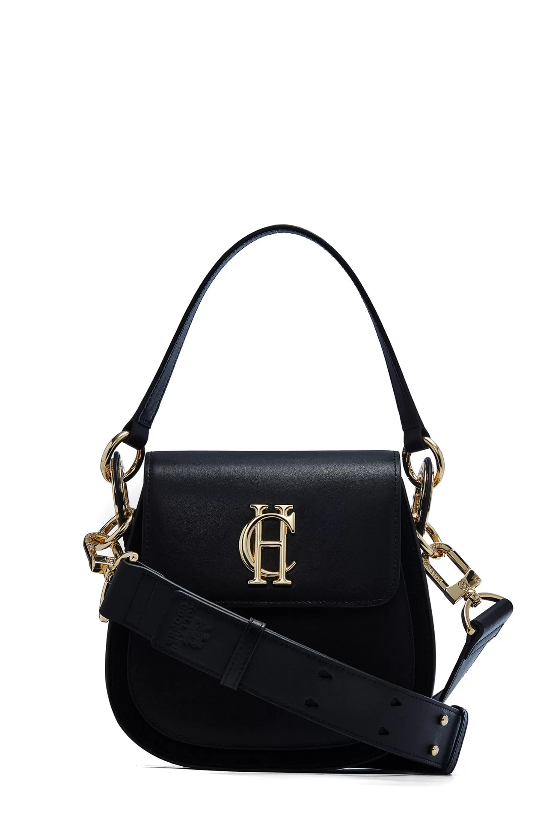 Holland Cooper Crossbody Bags | Bags>Chelsea Saddle Bag Soft Black