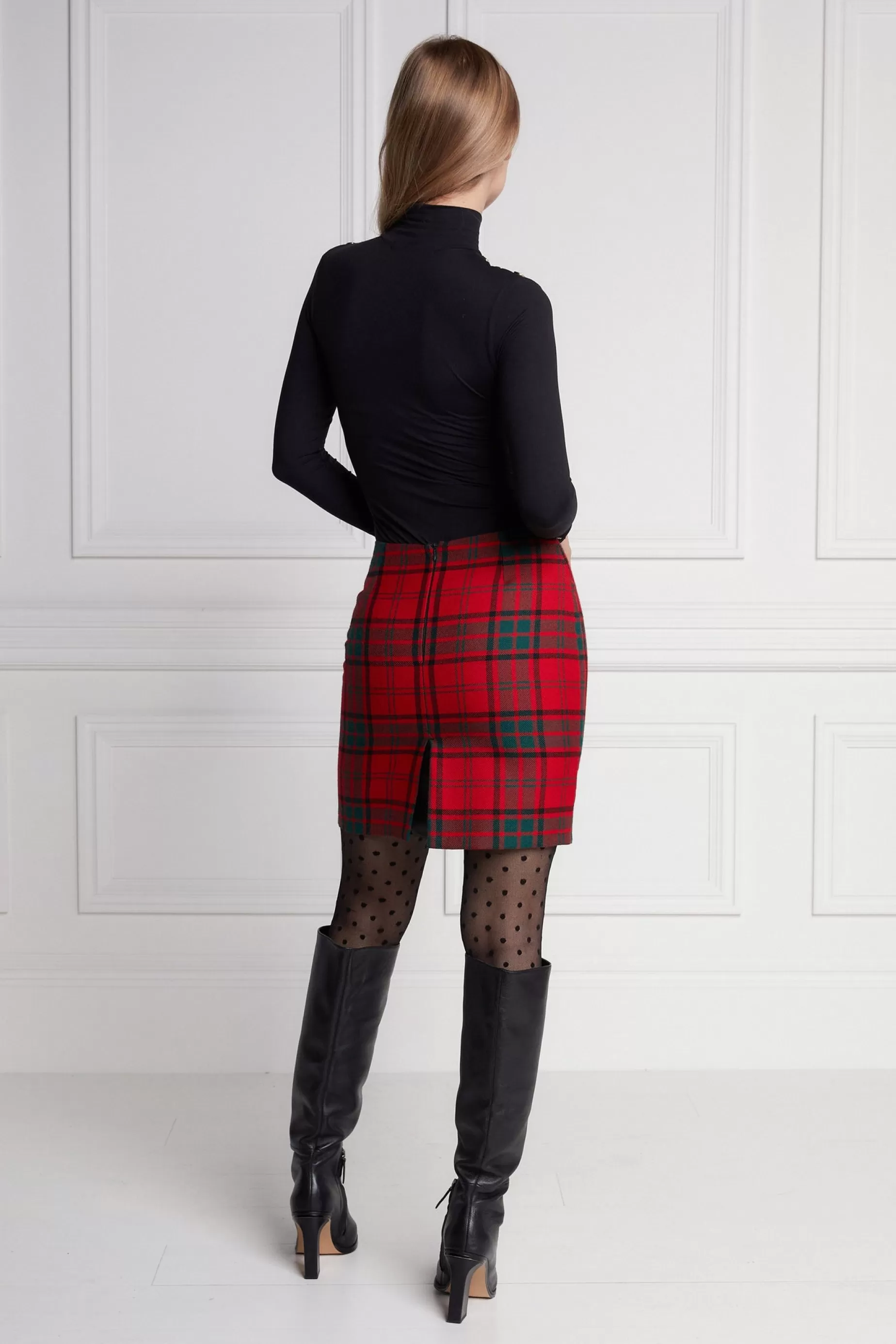 Holland Cooper Skirts | In Stock Tailoring>Chelsea Skirt Red Tartan