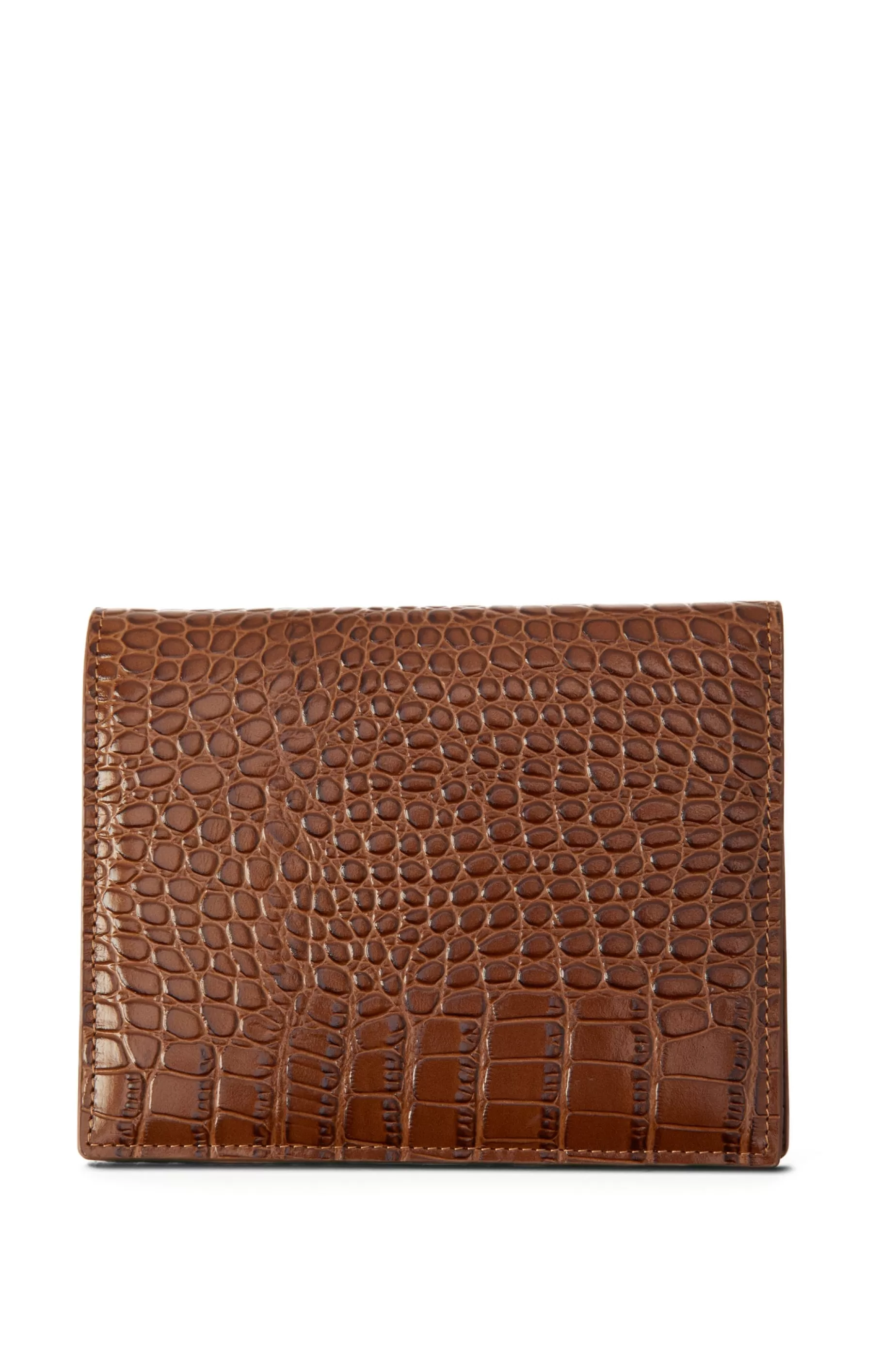 Holland Cooper The Perfect Gesture | Gifts For Him>Chelsea Wallet Tan Croc