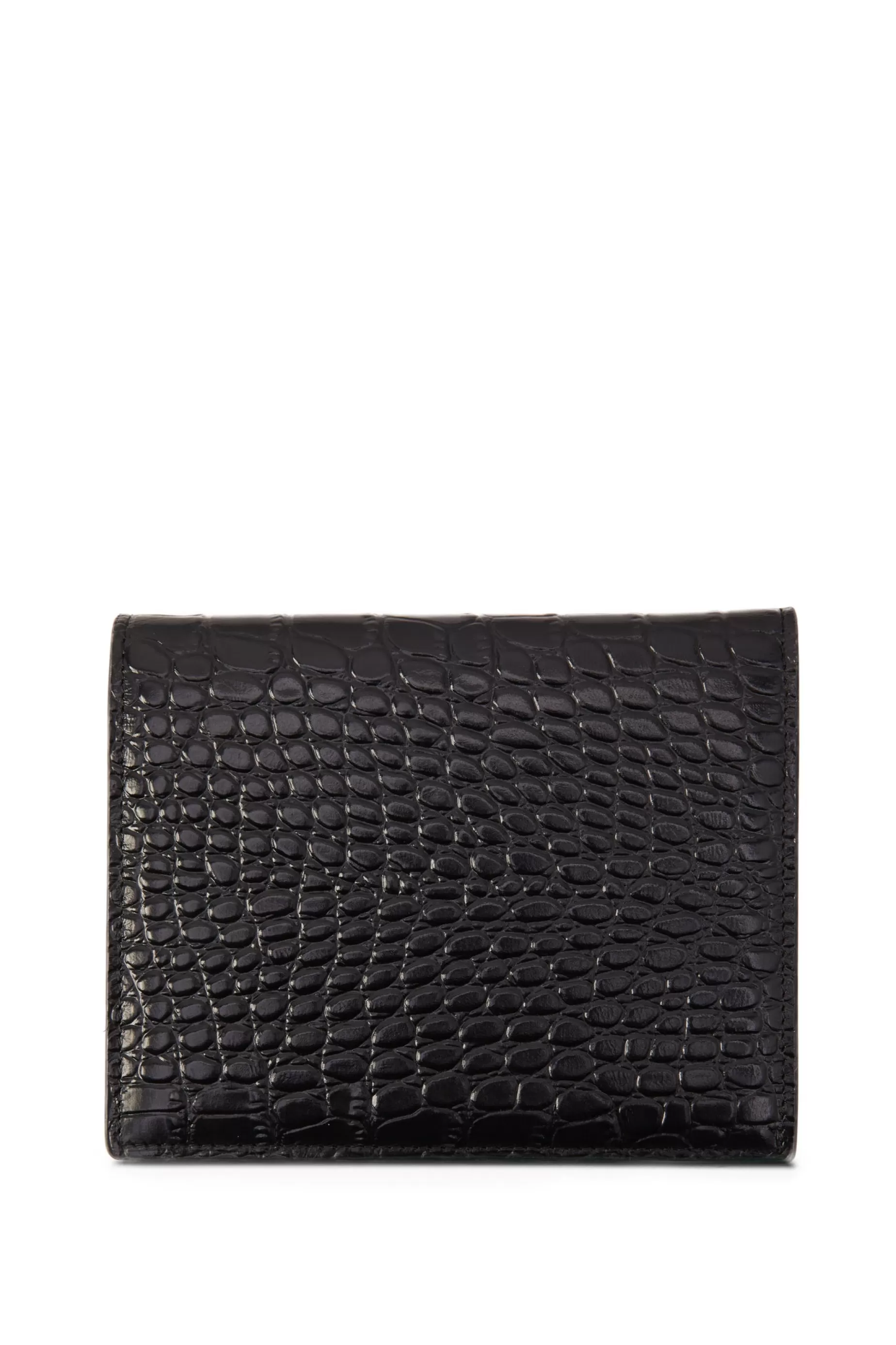 Holland Cooper The Perfect Gesture | Gifts For Him>Chelsea Wallet Black Croc