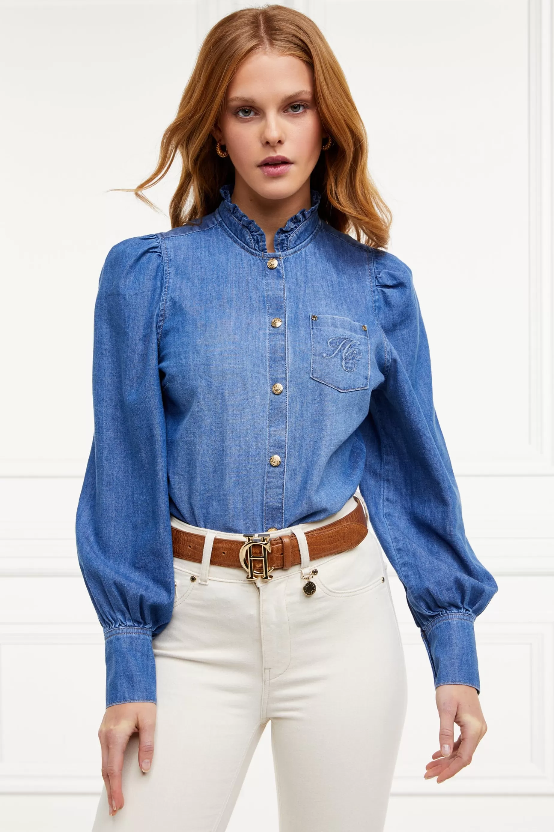 Holland Cooper Shirts & Blouses>Chloe Denim Shirt