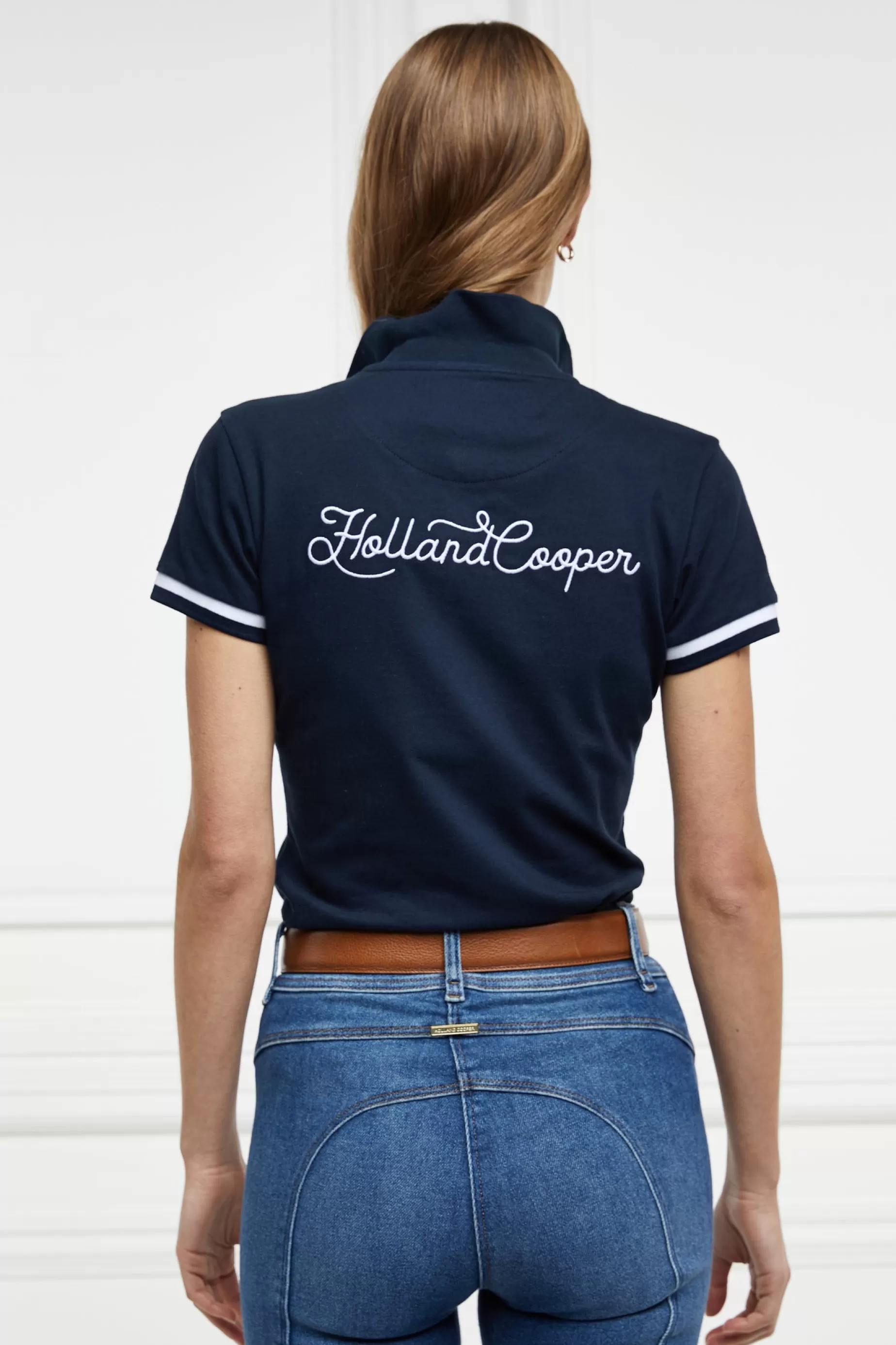 Holland Cooper Polo Shirts & Tees | Equestrian Casualwear>Classic Polo Shirt Ink Navy