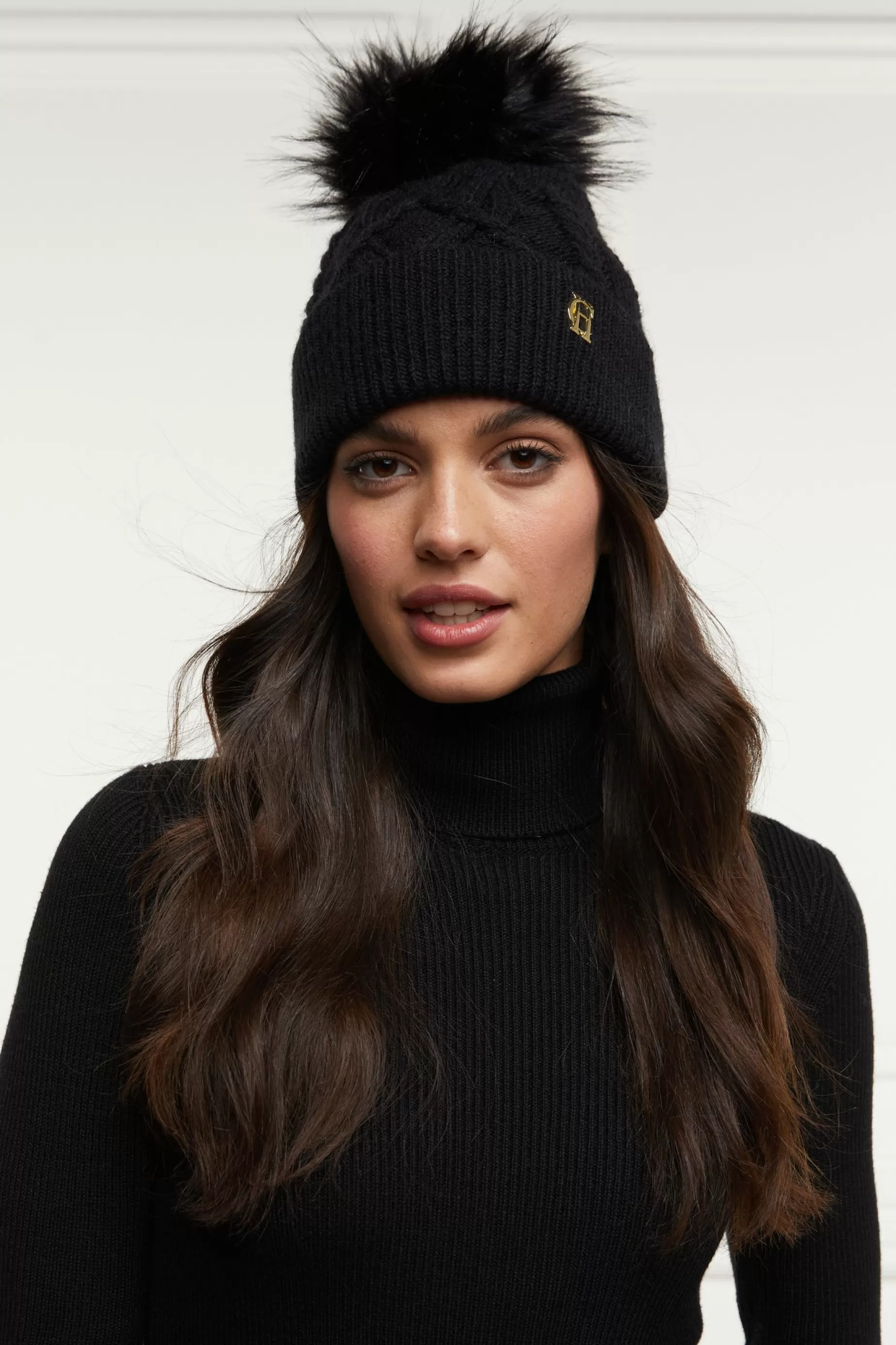 Holland Cooper Accessories | Shop Women>Cortina Bobble Hat Black