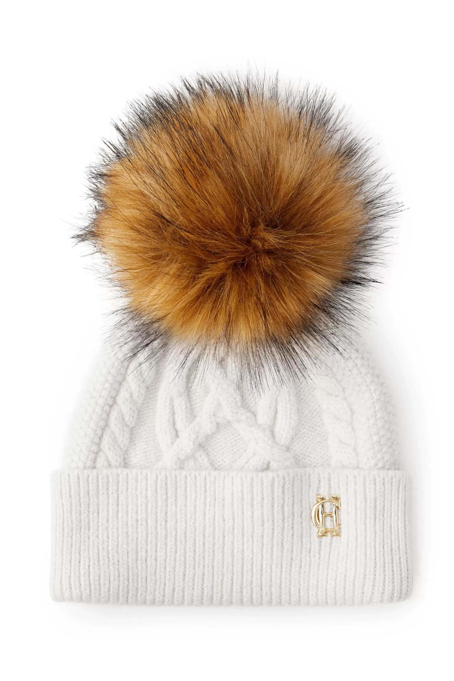 Holland Cooper Hats & Headbands | Hats & Headbands>Cortina Bobble Hat Oatmeal