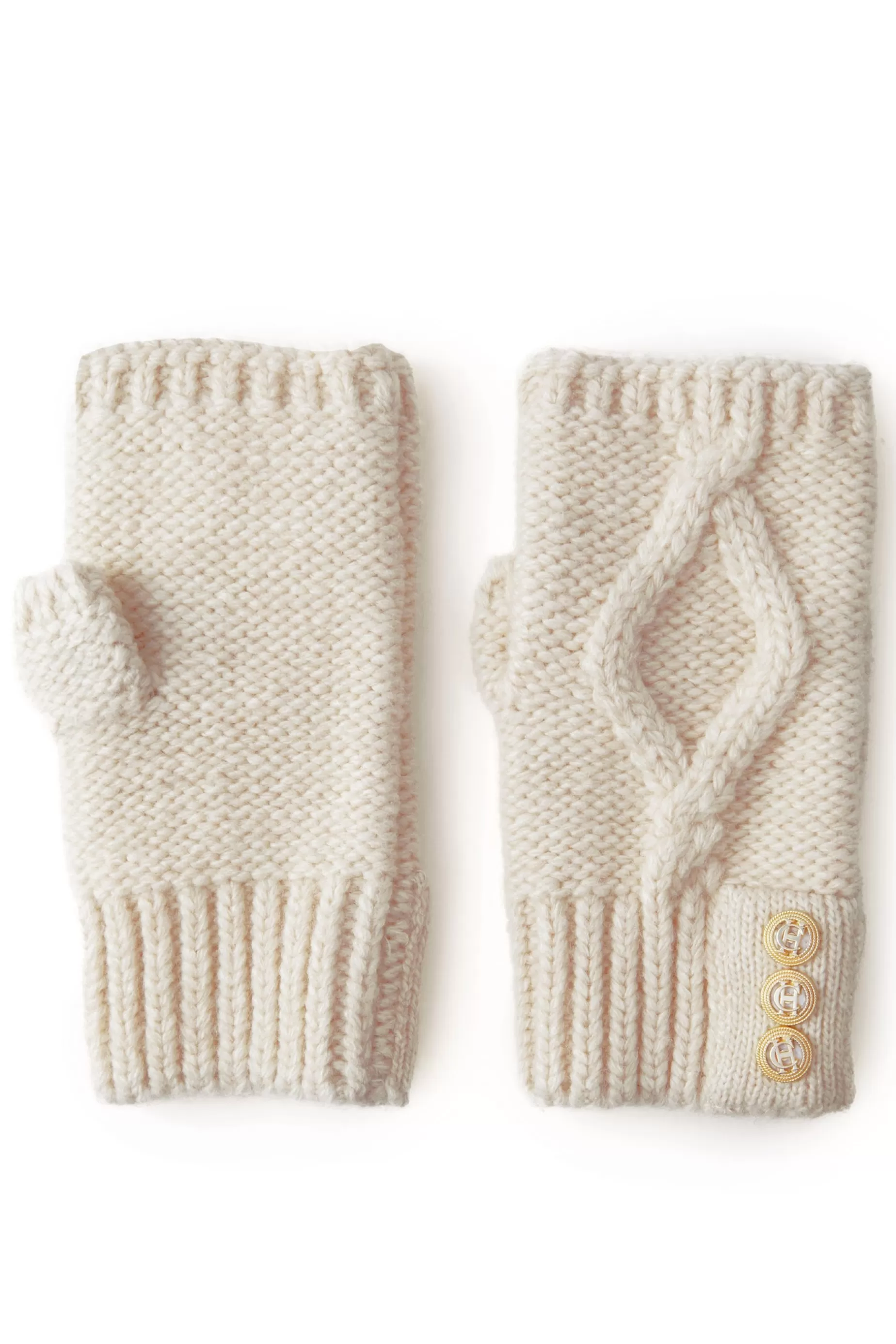 Holland Cooper Gifts For Her | Accessories>Cortina Fingerless Gloves Oatmeal