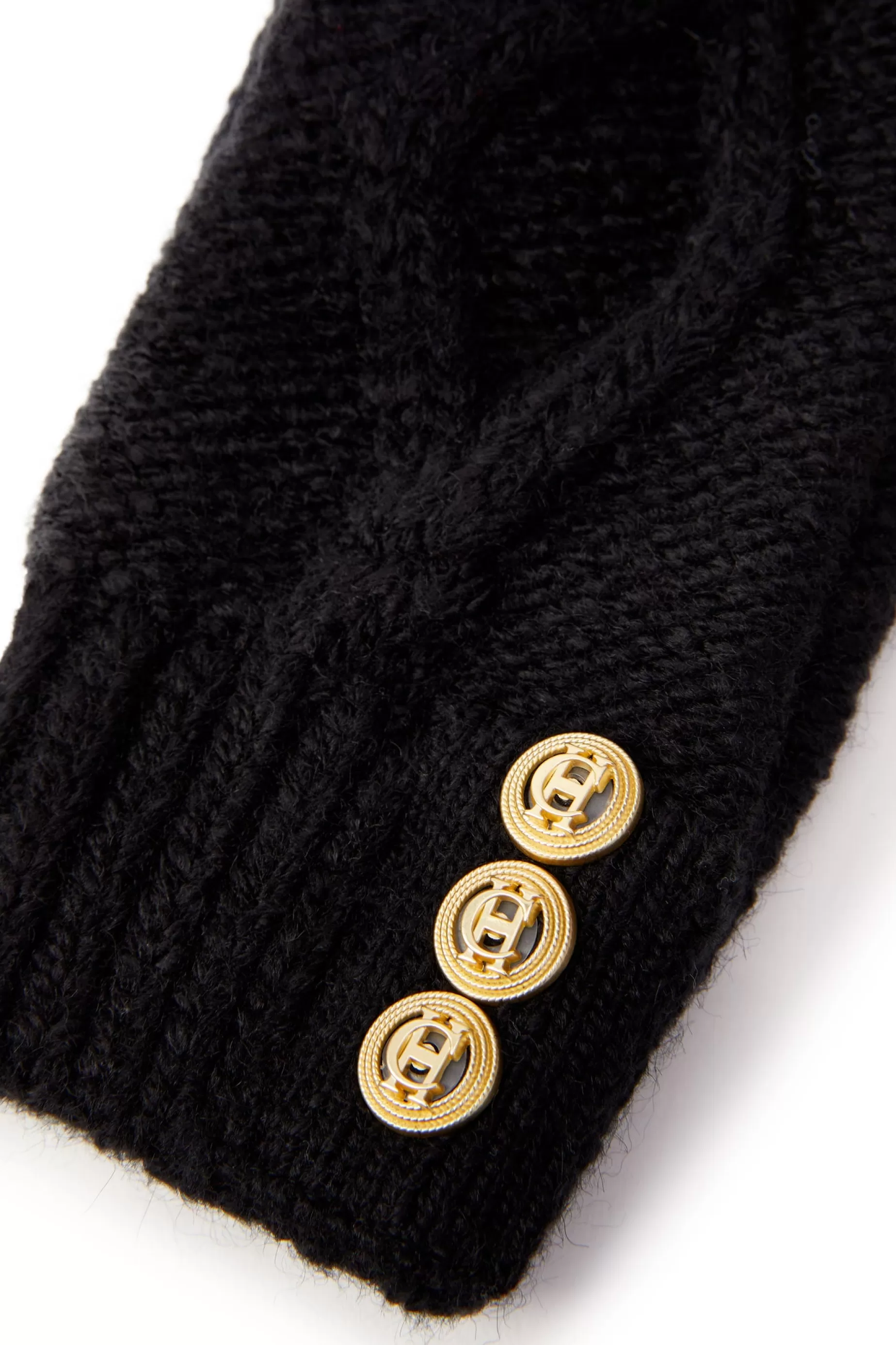 Holland Cooper Accessories | Shop Women>Cortina Fingerless Gloves Black