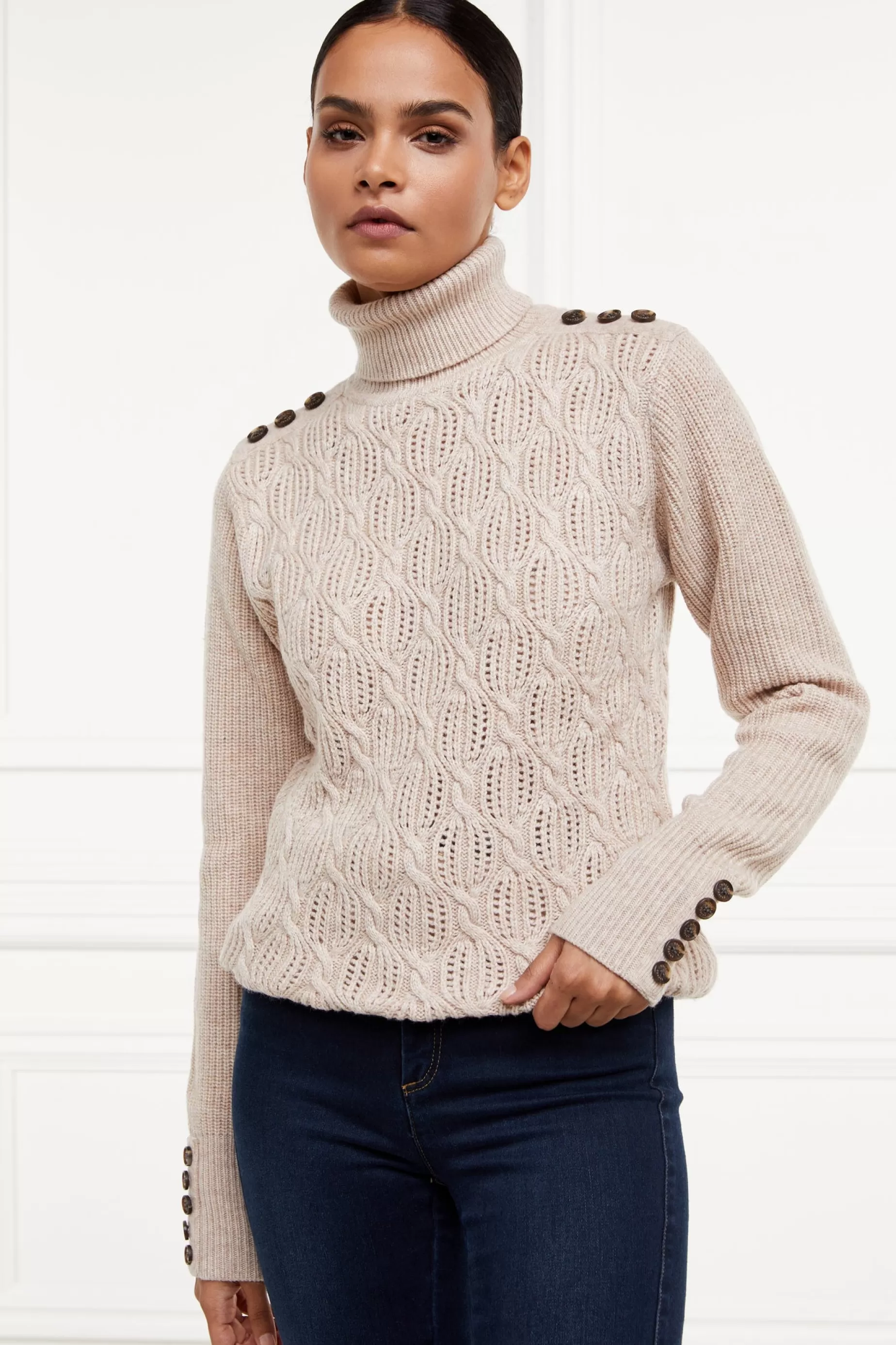 Holland Cooper Knitwear | Country Collection>Cotswold Roll Neck Knit