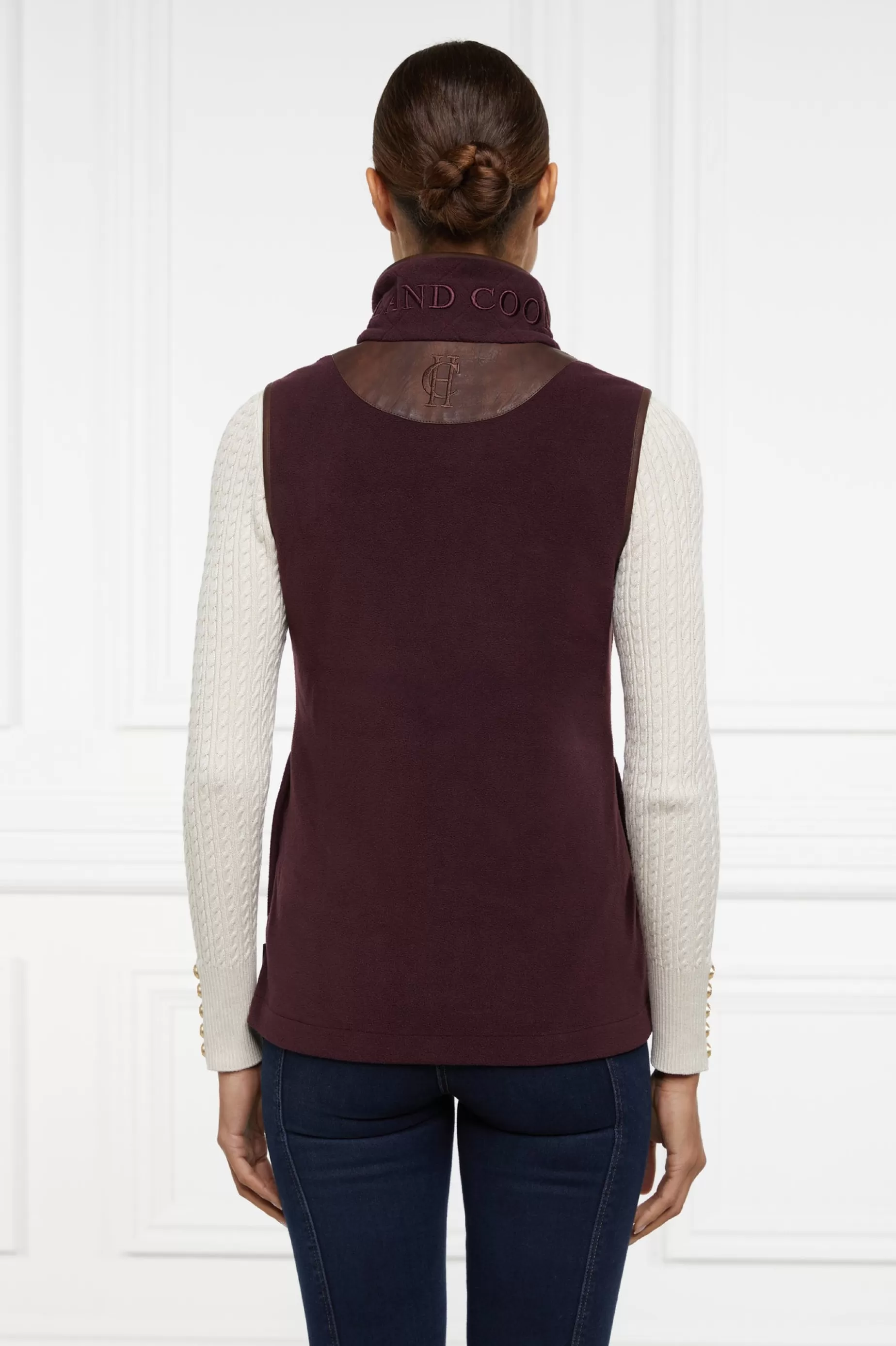 Holland Cooper Gifts For Her | Gilets>Country Fleece Gilet Mulberry