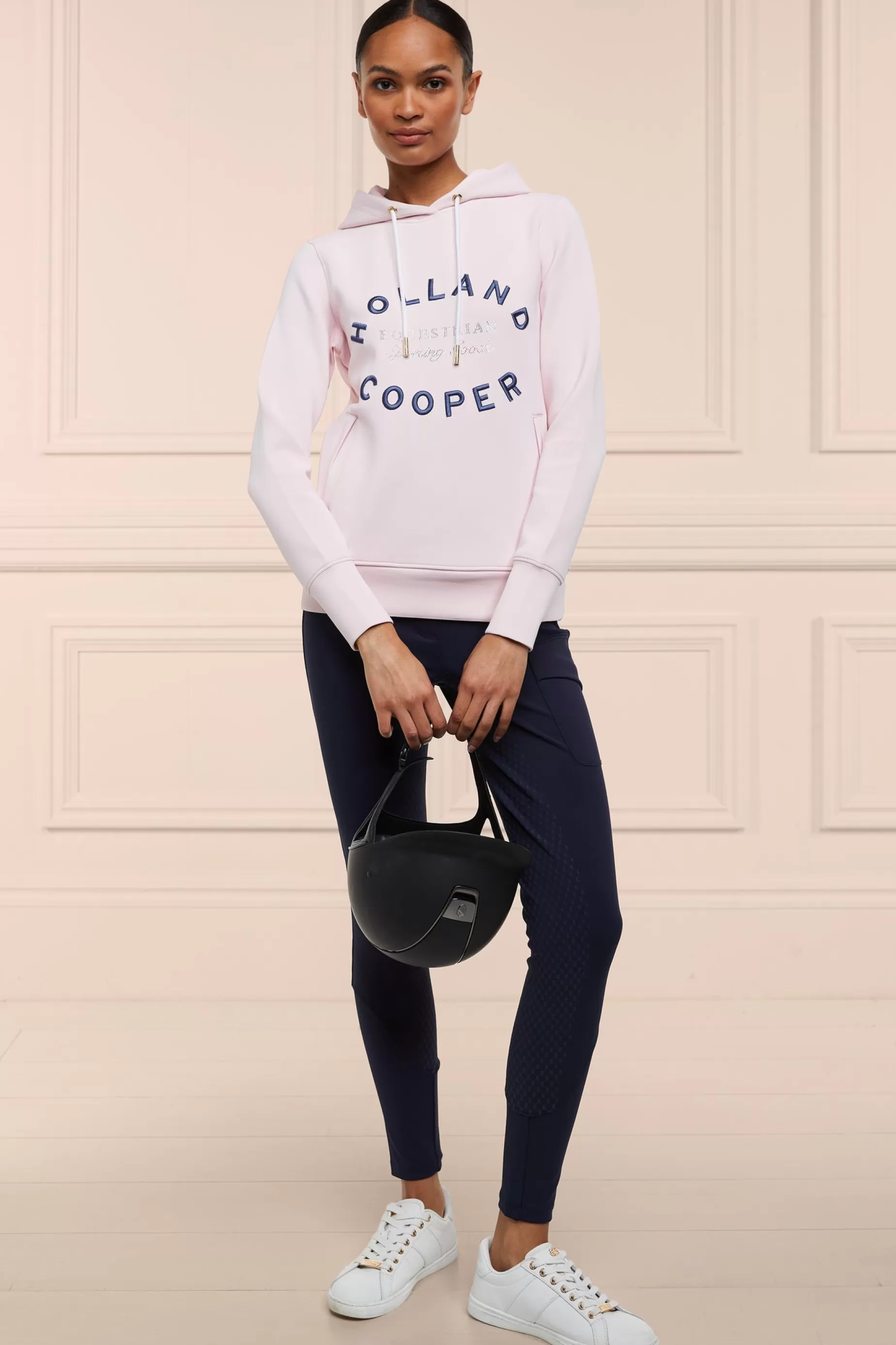 Holland Cooper Shop By Product | Equestrian Gifting>Crystal Hoodie Blush