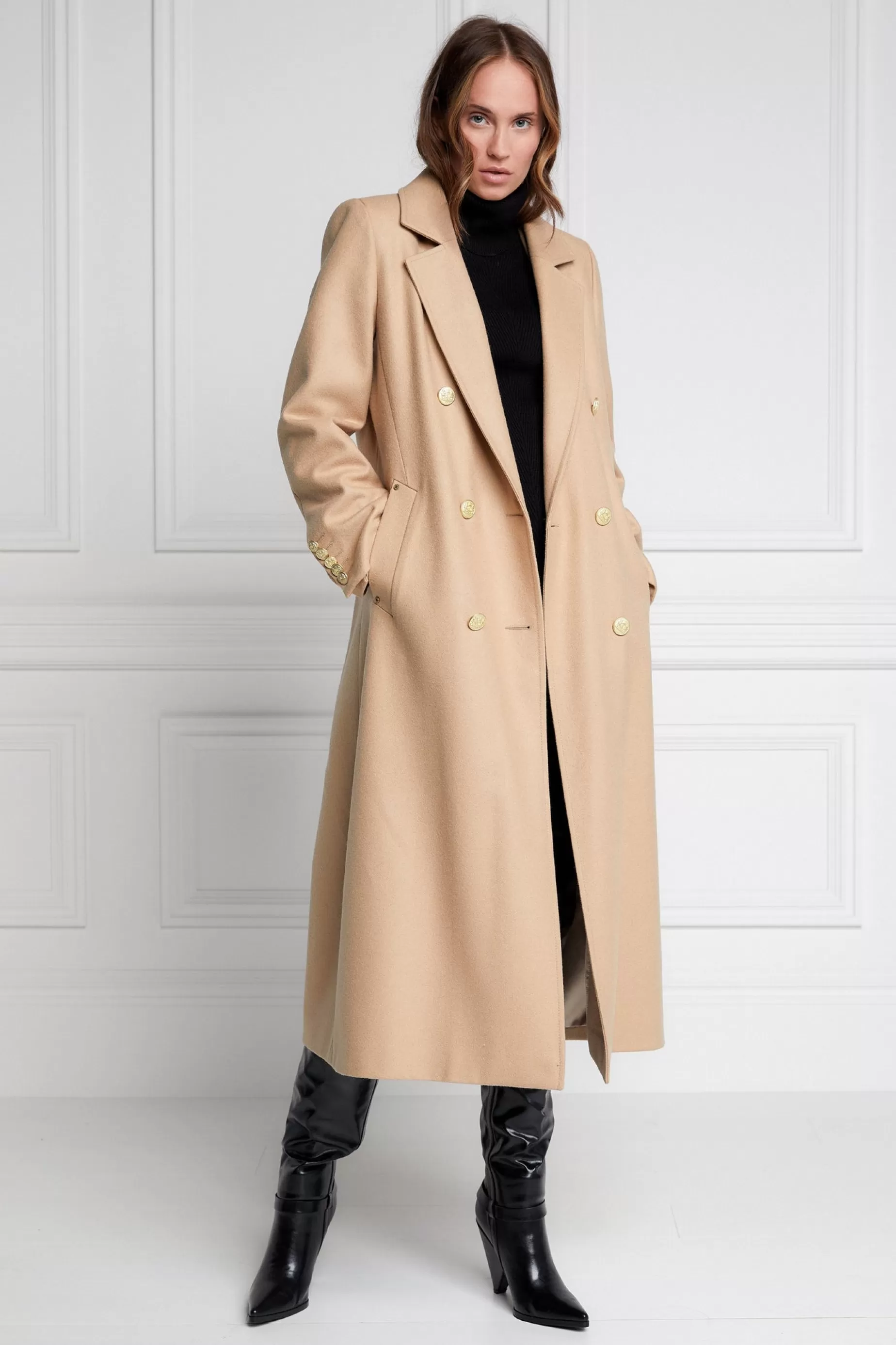 Holland Cooper Coats | Jade's Top Picks>Double Breasted Coat Camel