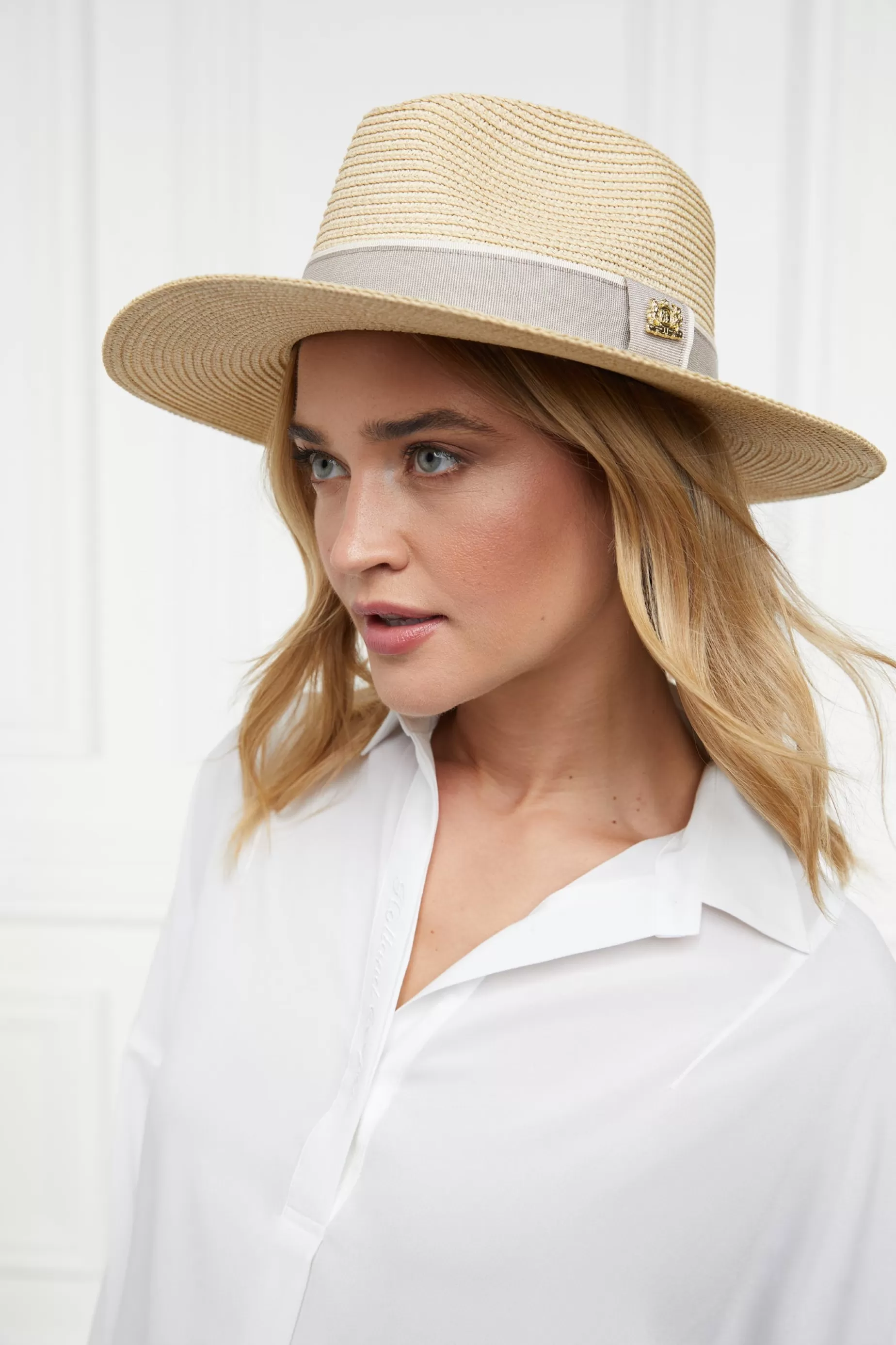 Holland Cooper Bestsellers | Bestsellers>Francesca Hat Natural Taupe