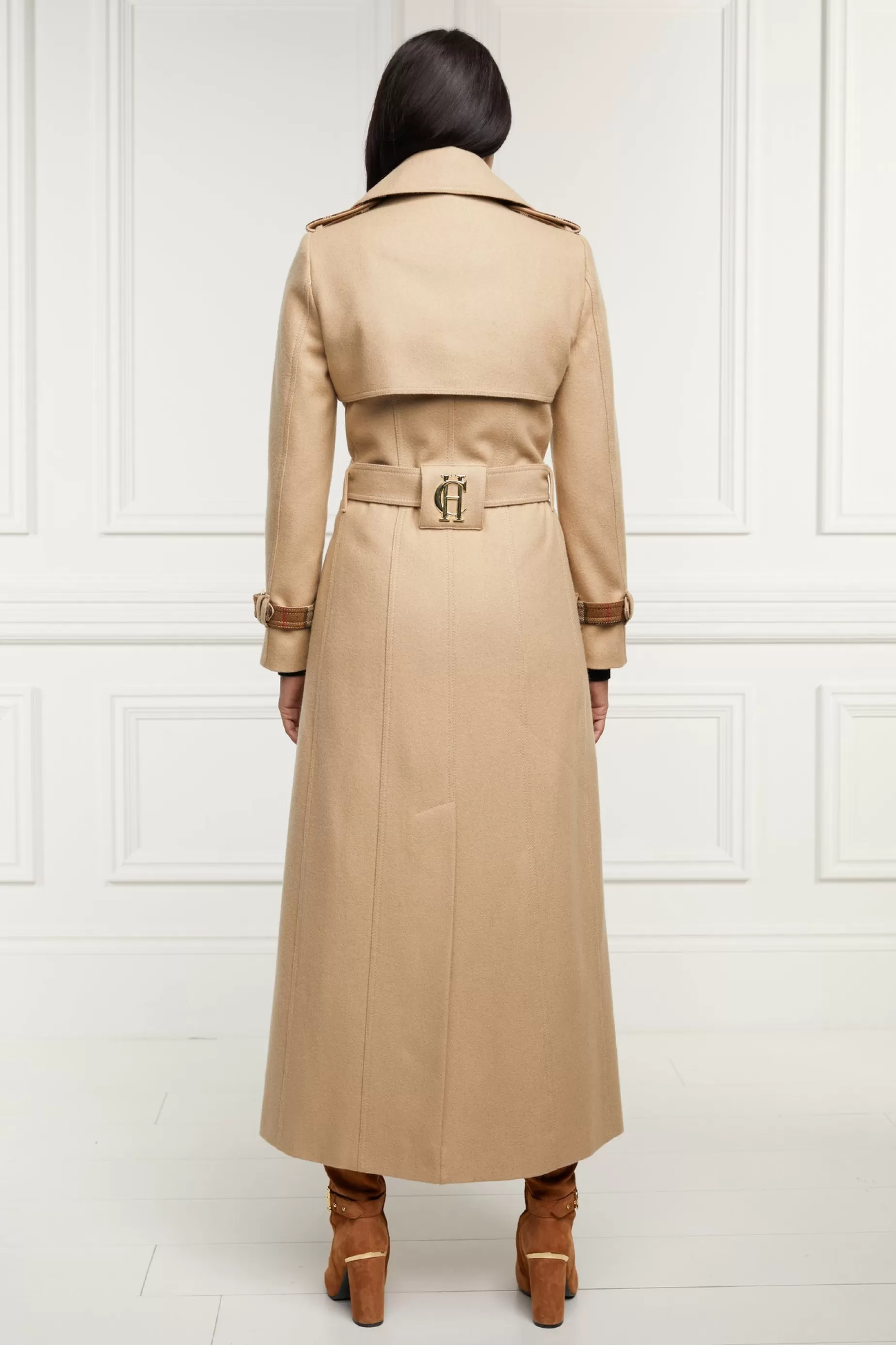 Holland Cooper Trench Coats | Coats>Full Length Chelsea Trench Coat Camel