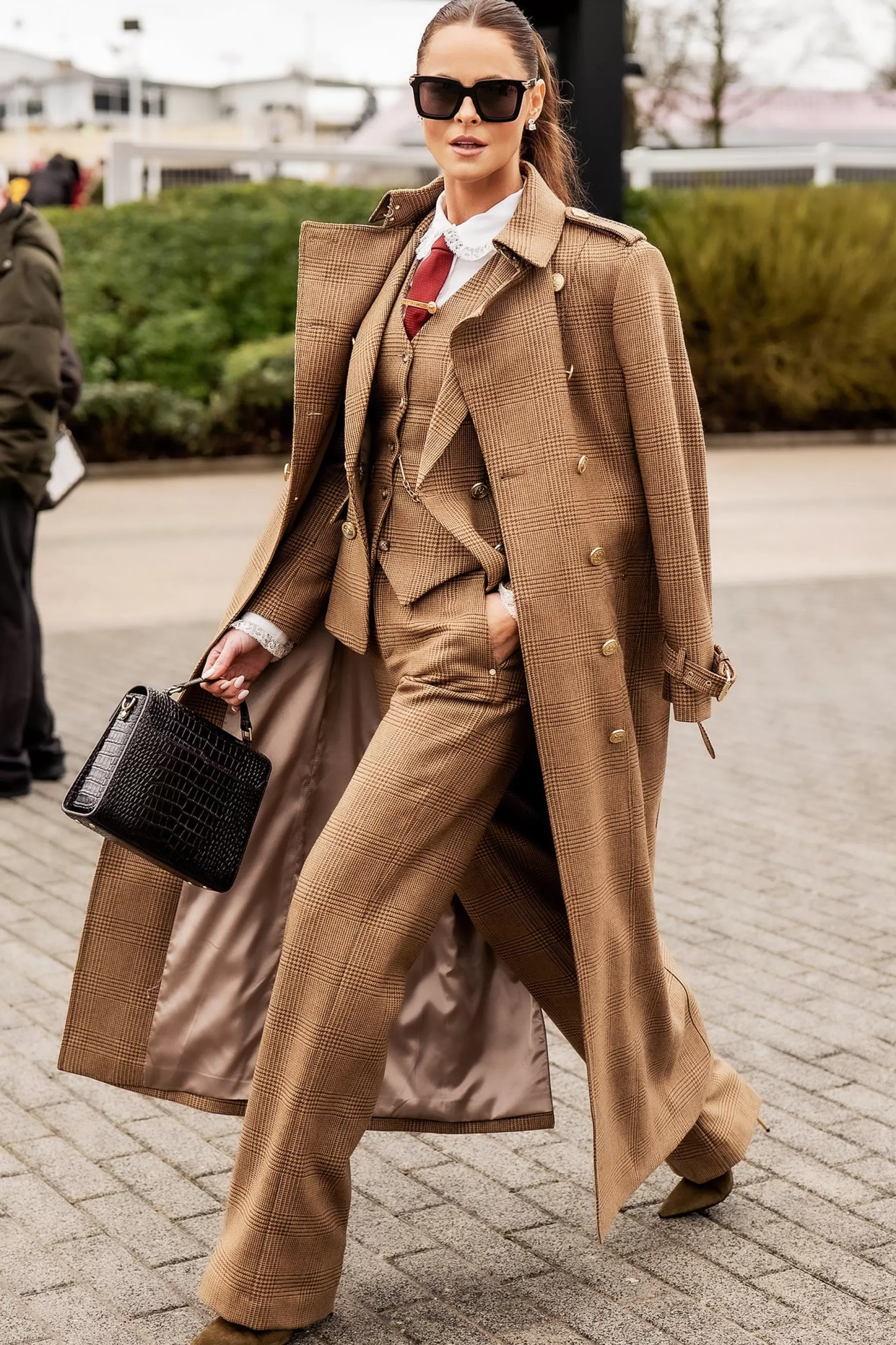 Holland Cooper Trench Coats | Coats>Full Length Marlborough Trench Coat Tawny