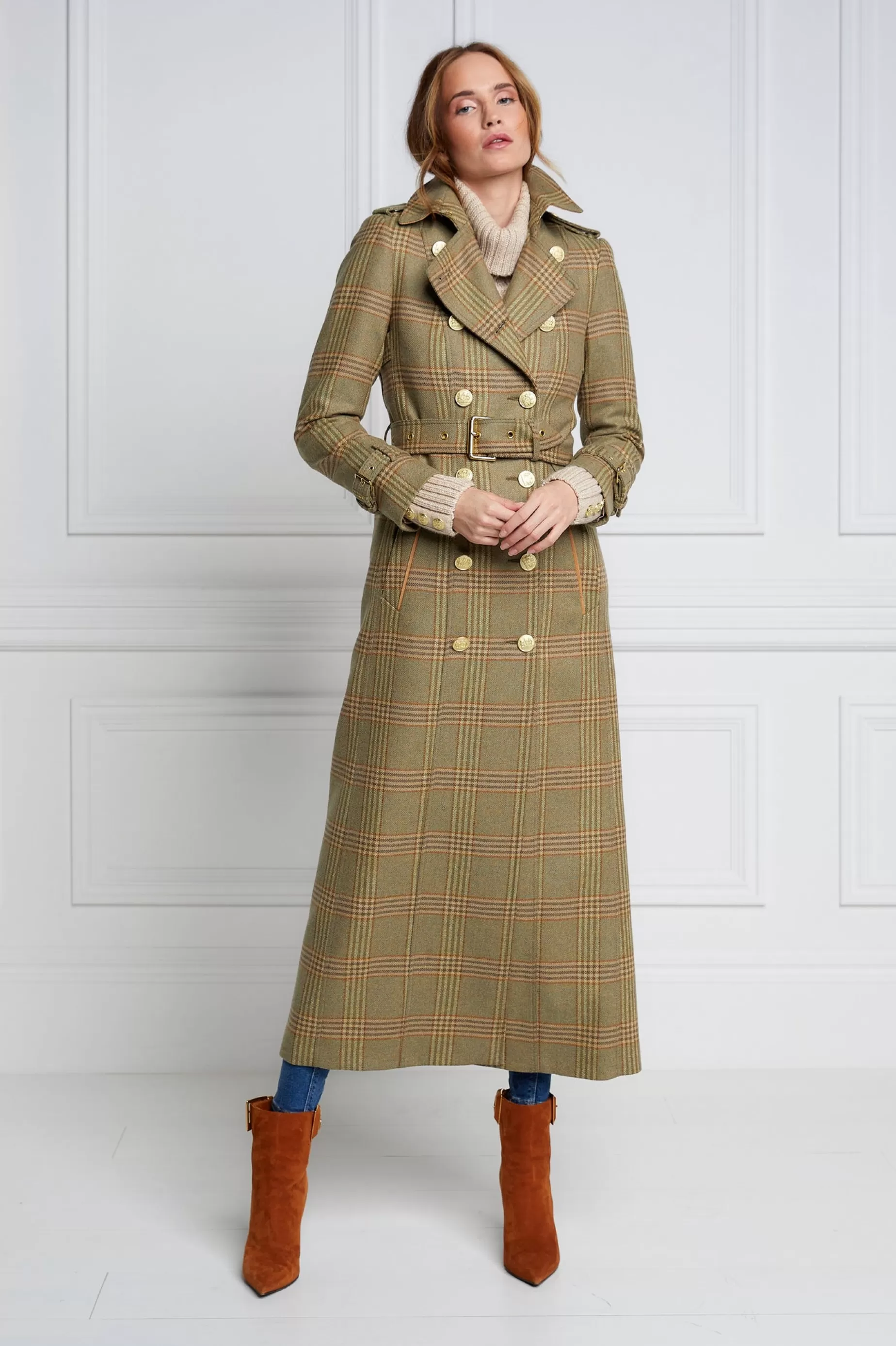 Holland Cooper Trench Coats | Coats>Full Length Marlborough Trench Coat Leveret