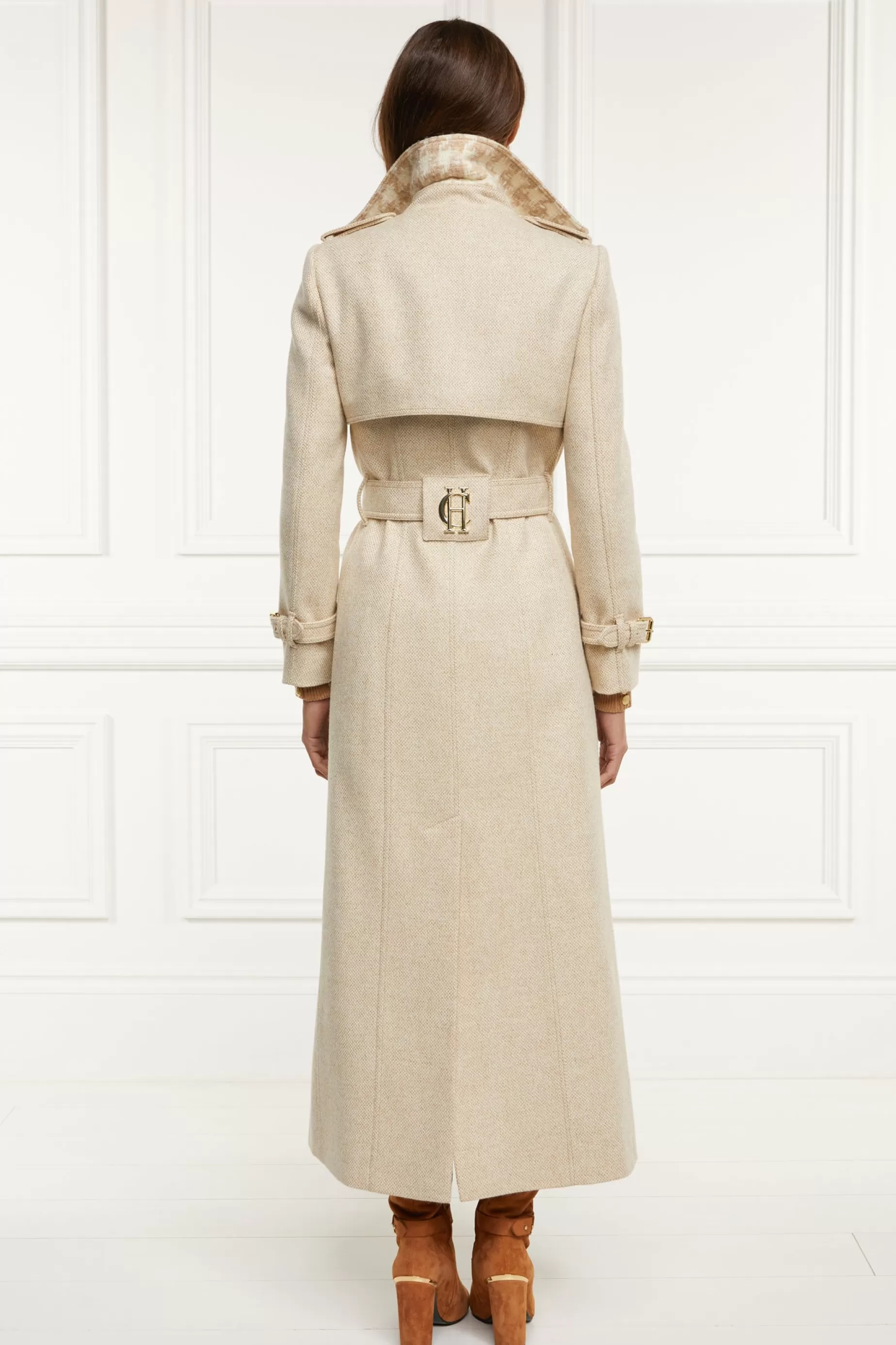 Holland Cooper Trench Coats | Coats>Full Length Marlborough Trench Coat Biscuit