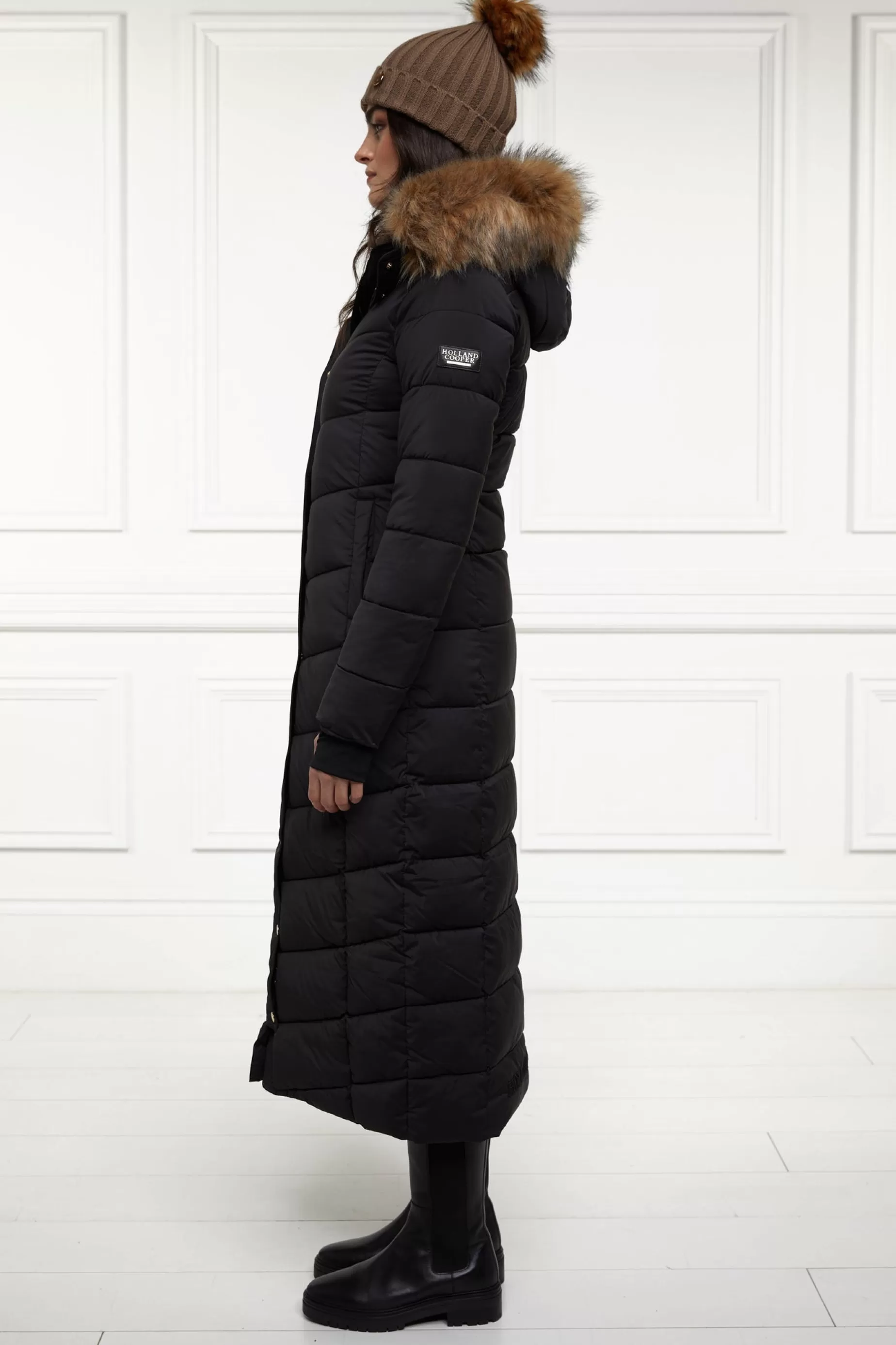 Holland Cooper Coats | The Cosy Collection>Glacier Full Length Puffer Black