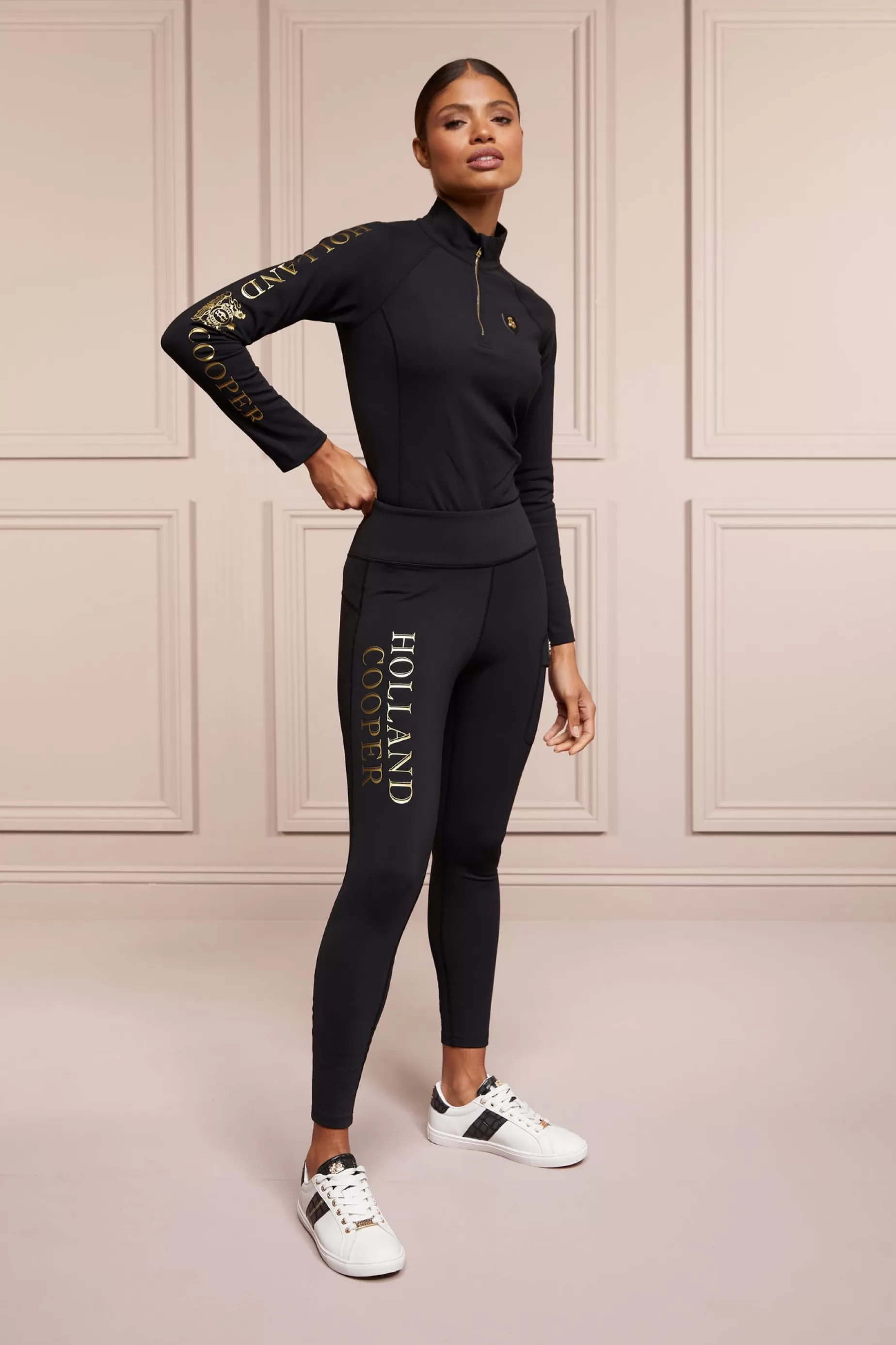 Holland Cooper Shop By Product | Training Wear>Halcot Thermal Legging Black