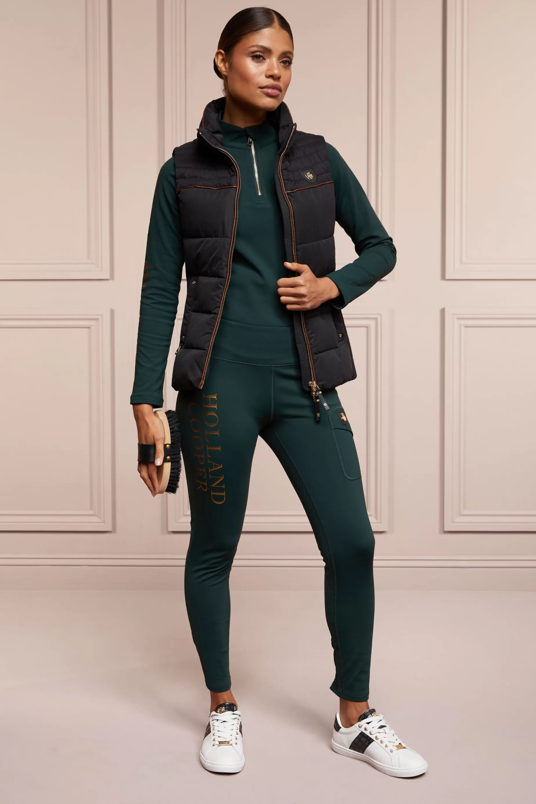 Holland Cooper Leggings | Shop By Product>Halcot Thermal Legging Petrol