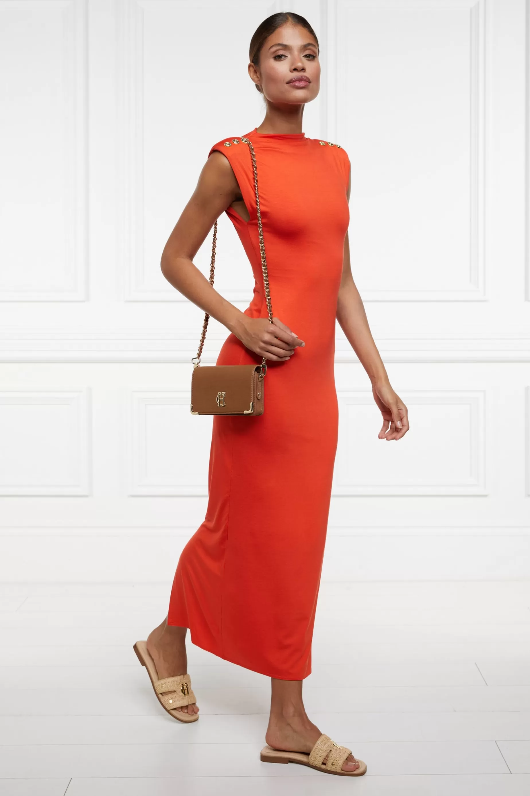 Holland Cooper Dresses | Shop By Product>Harper Maxi Dress Neroli