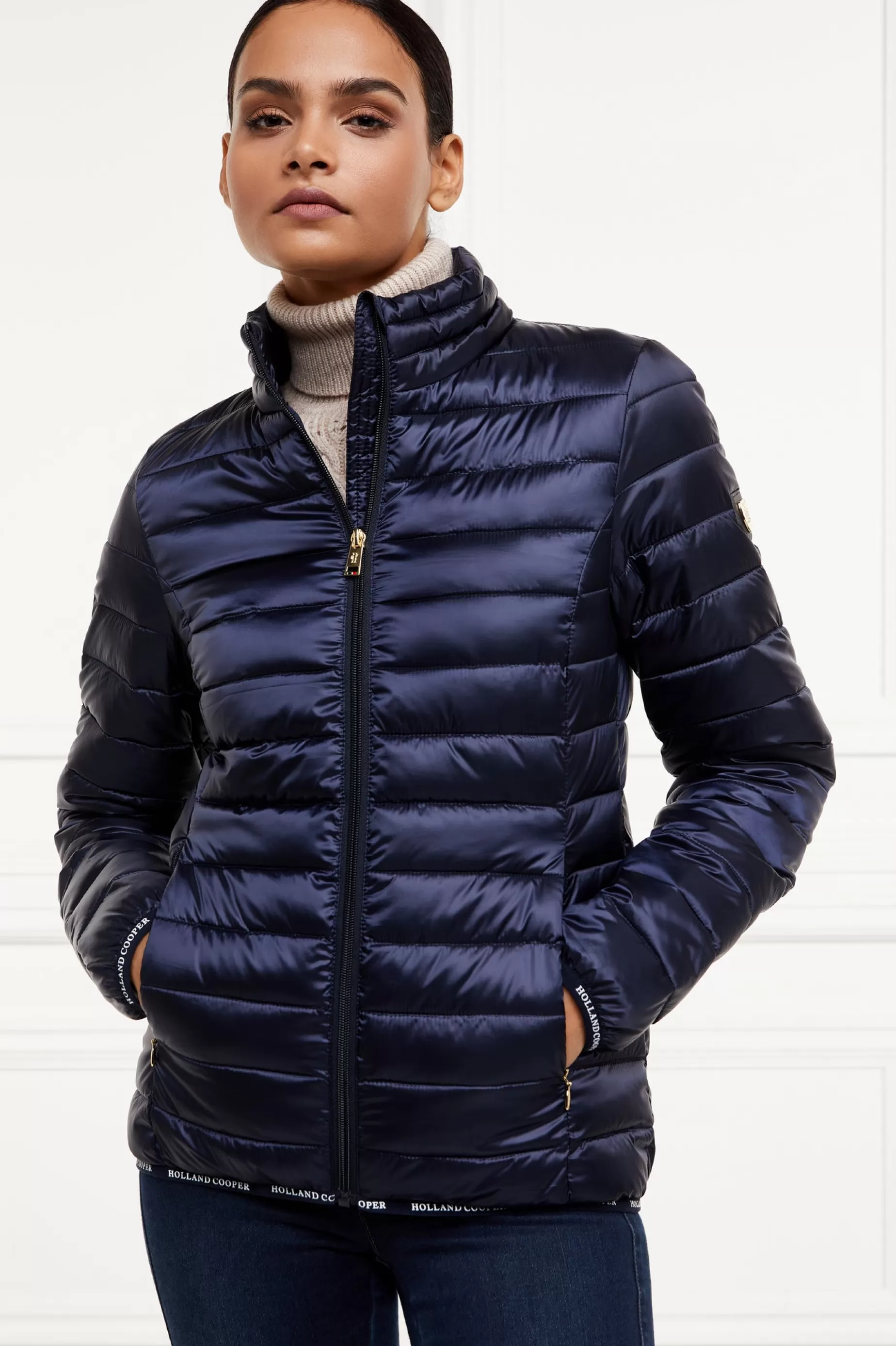 Holland Cooper Jackets | Shop By Product>Hawling Packable Jacket Ink Navy