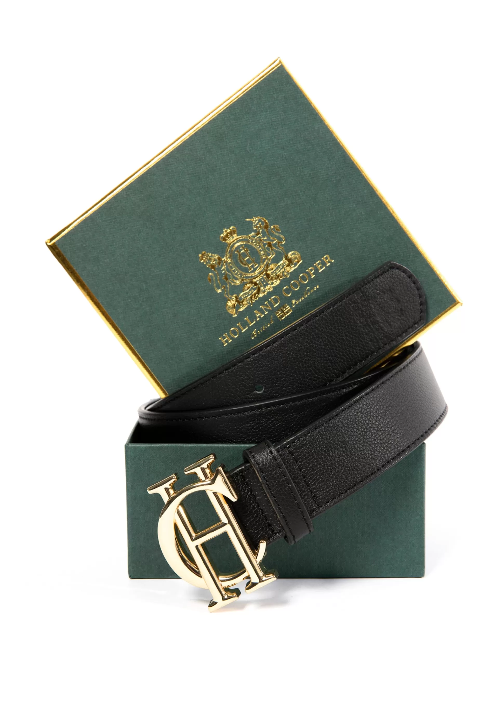 Holland Cooper Belts | Belts>HC Classic Belt Black Gold