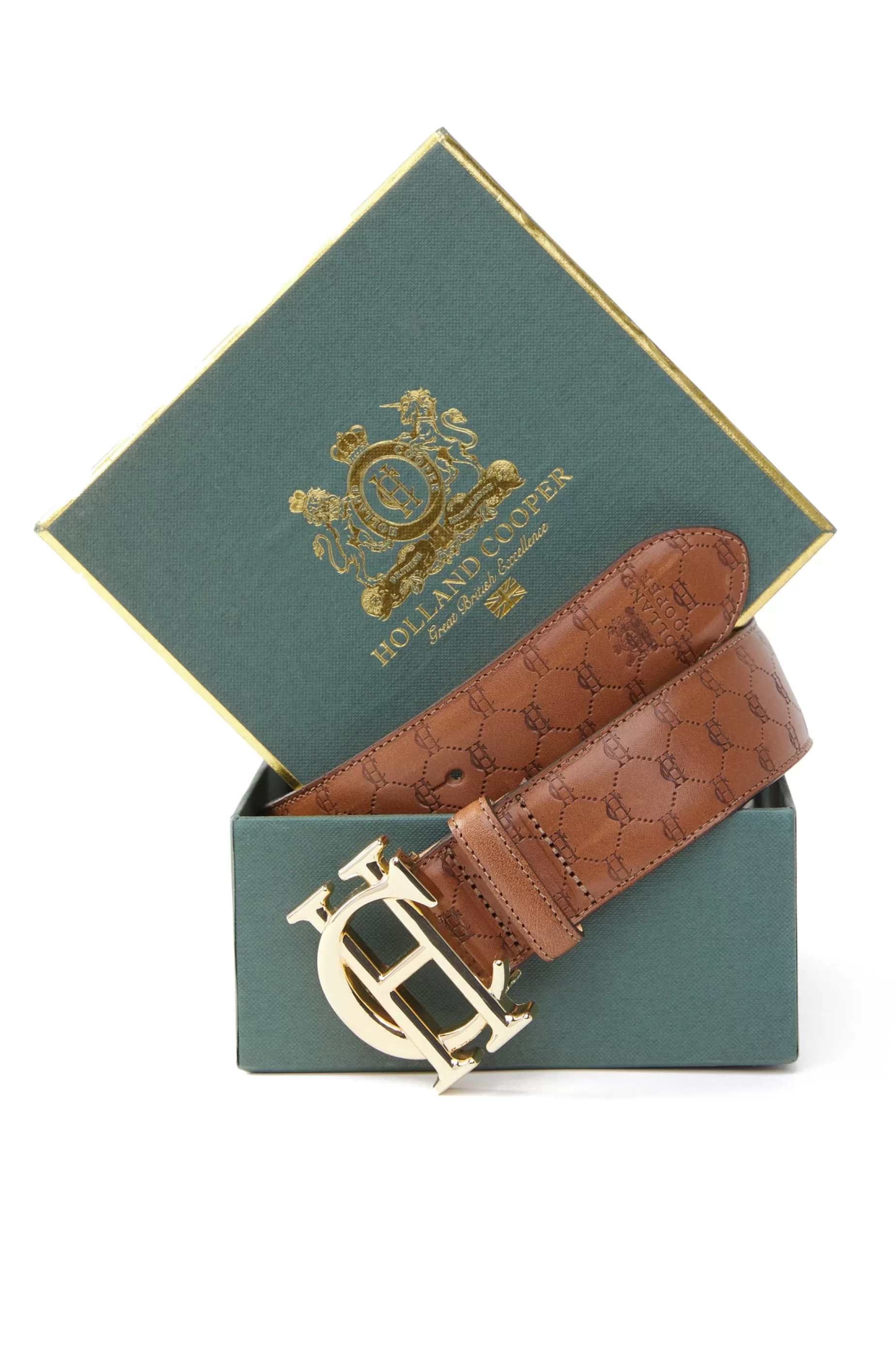 Holland Cooper Belts | Belts>HC Classic Belt Tan Monogram