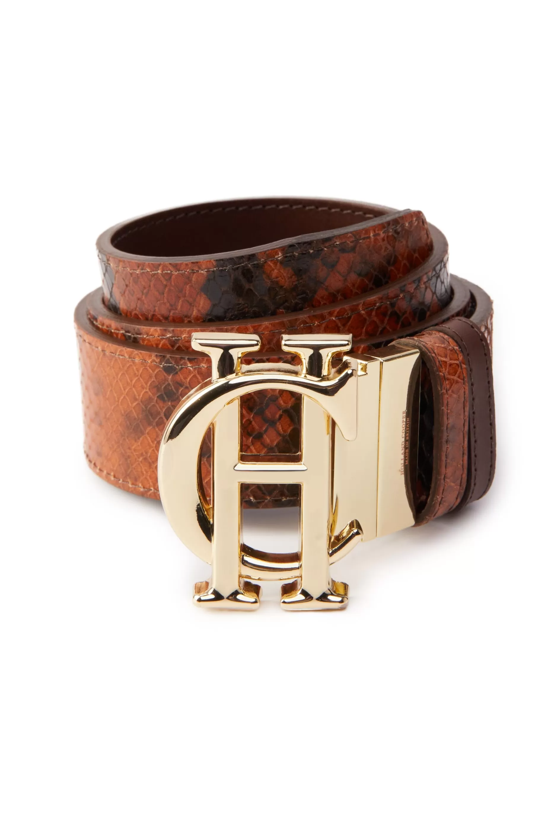 Holland Cooper Belts | Belts>HC Classic Belt Reversible Chestnut Python