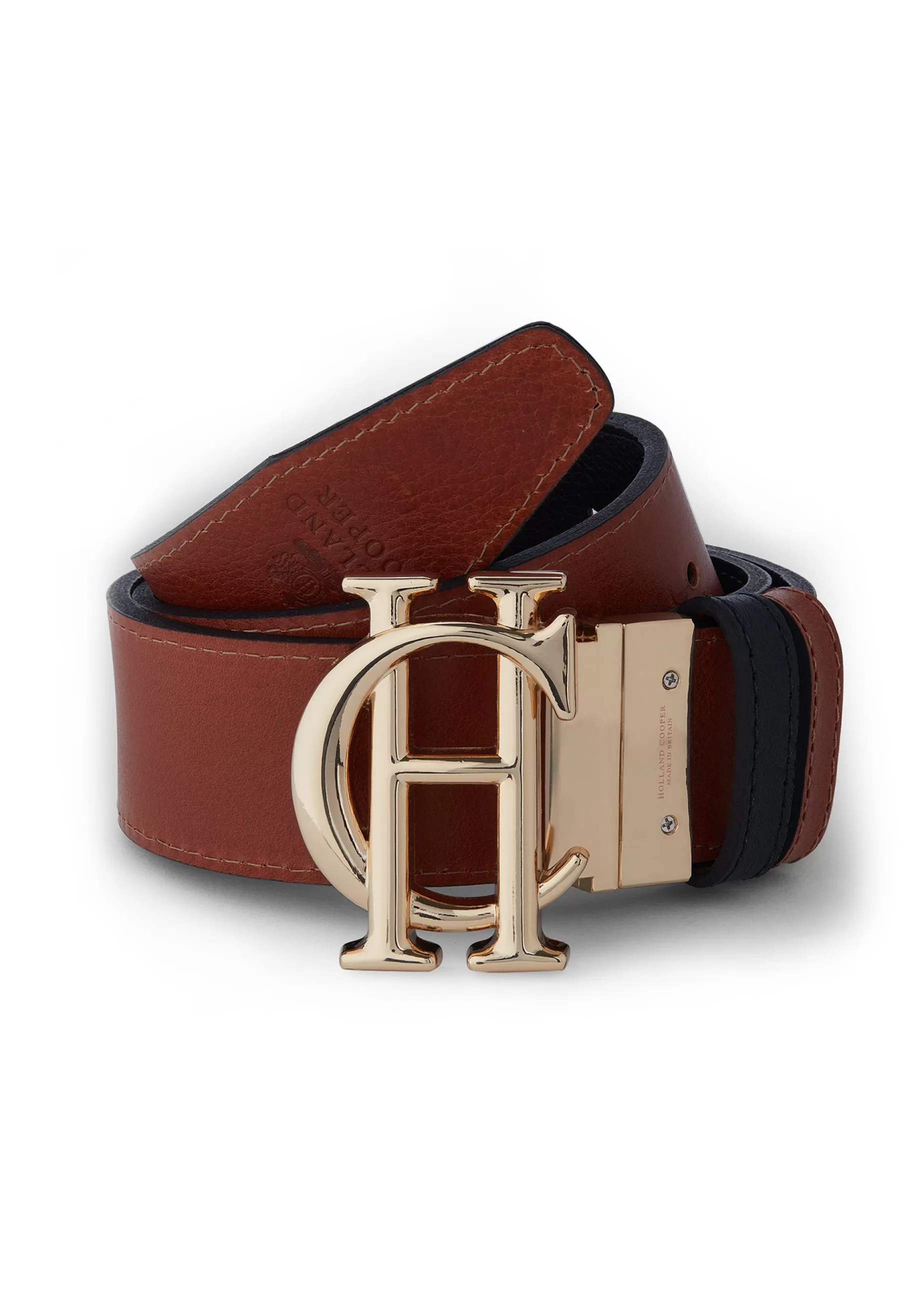 Holland Cooper Bestsellers | Bestsellers>HC Classic Belt Reversible Black Tan