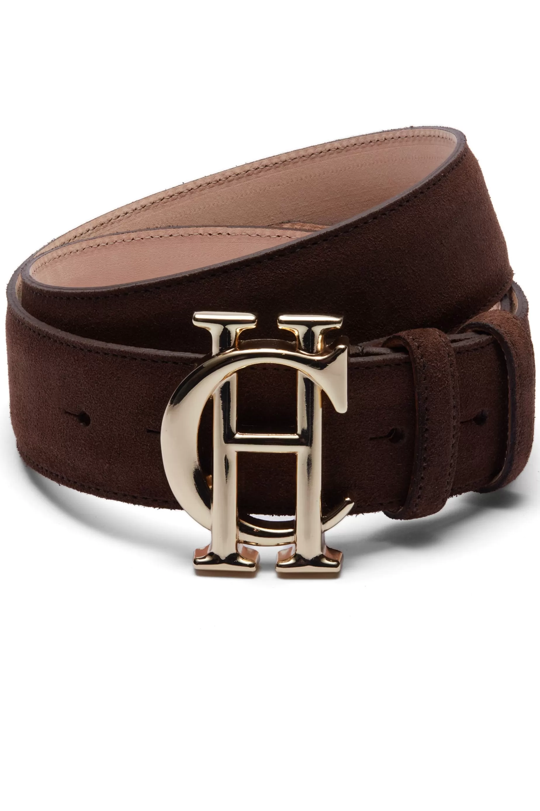 Holland Cooper Country Collection>HC Classic Belt Suede Chocolate