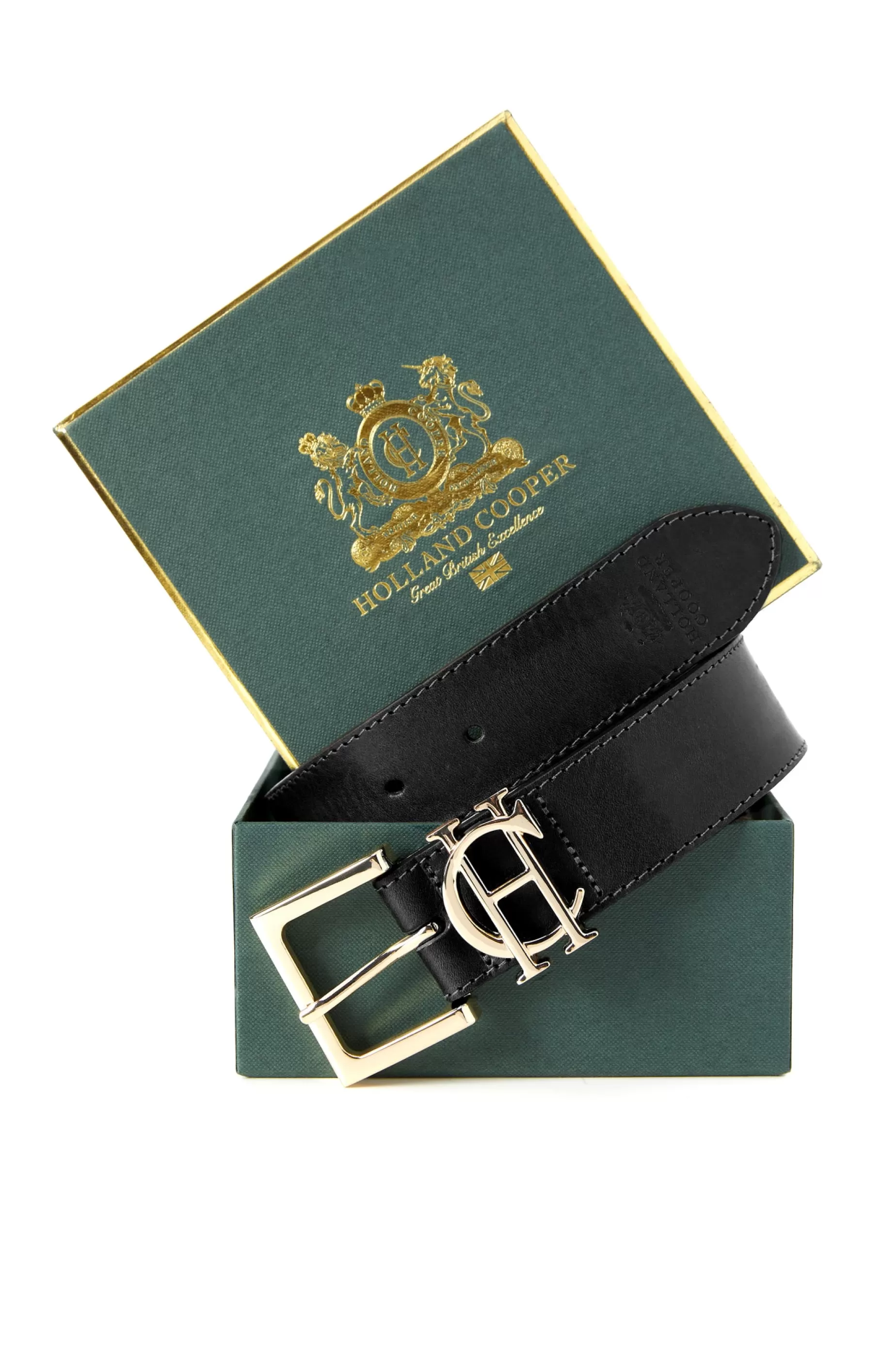 Holland Cooper Gifts For Her>HC Classic Logo Belt Black