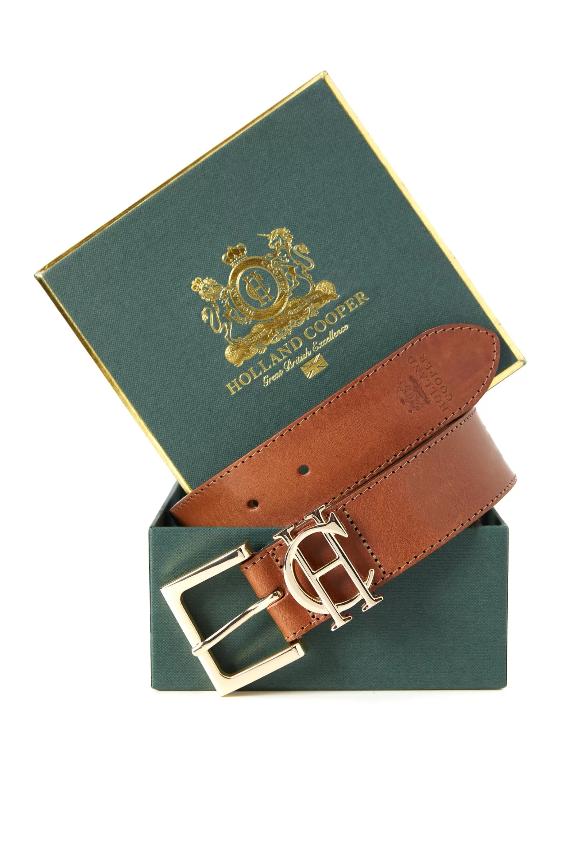 Holland Cooper Belts | Belts>HC Classic Logo Belt Tan