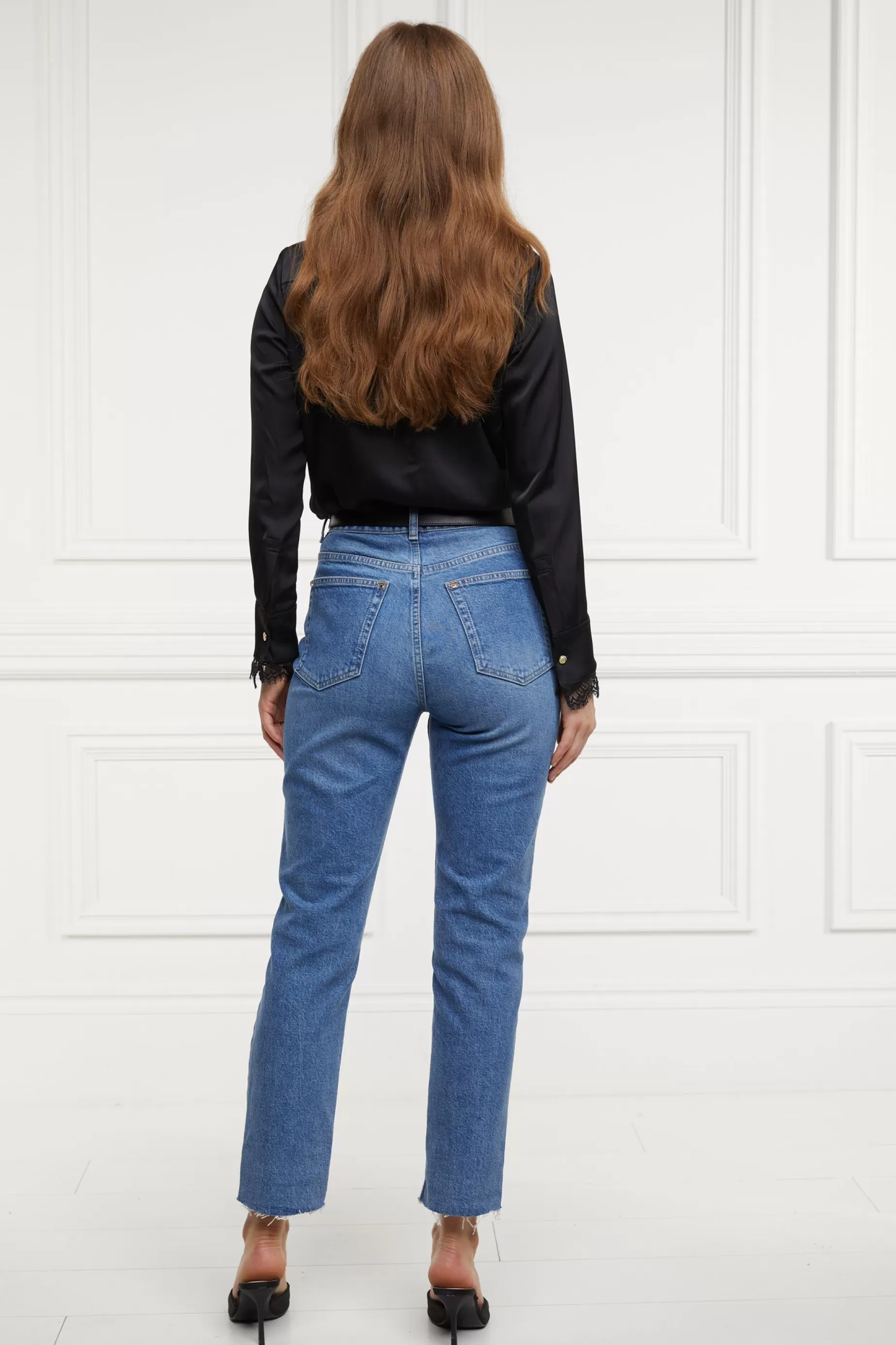 Holland Cooper Jeans | Wardrobe Staples>High Rise Slim Jean True Indigo