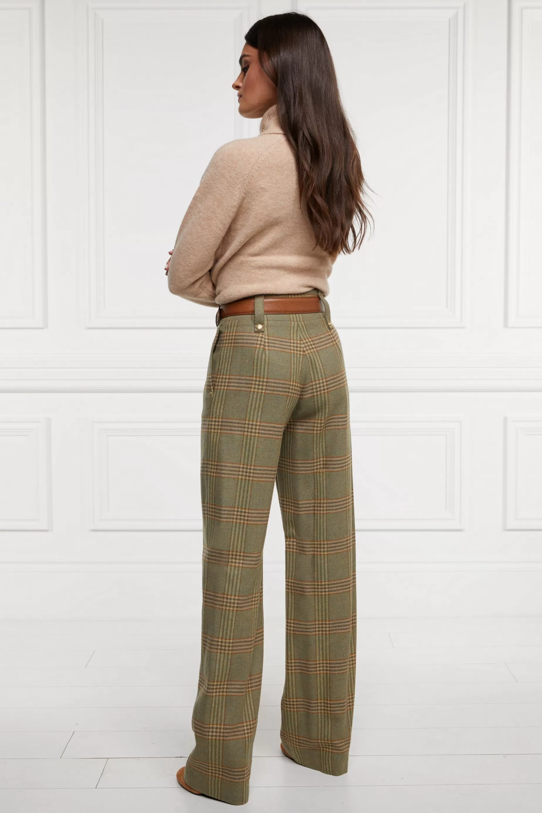 Holland Cooper Trousers | In Stock Tailoring>High Waisted Straight Trouser Leveret