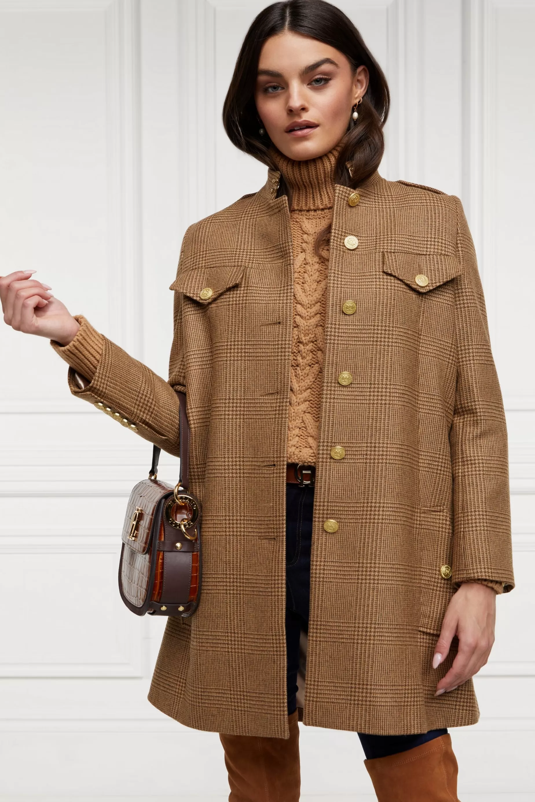 Holland Cooper Capes | Country Collection>Highbury Cape Coat Tawny